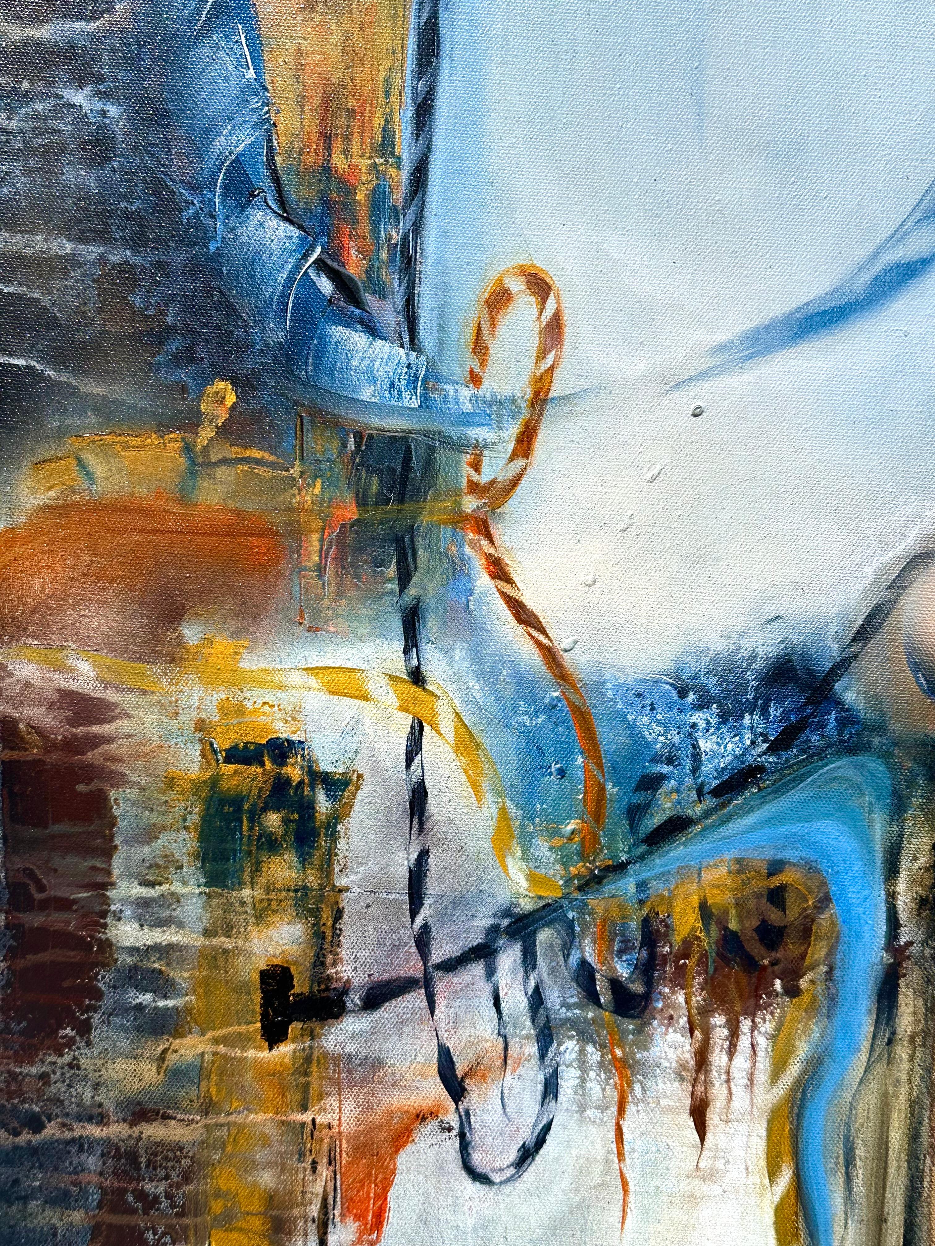Let Go, peinture abstraite en vente 1