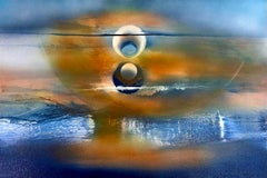 Moon Kiss, Abstract Painting