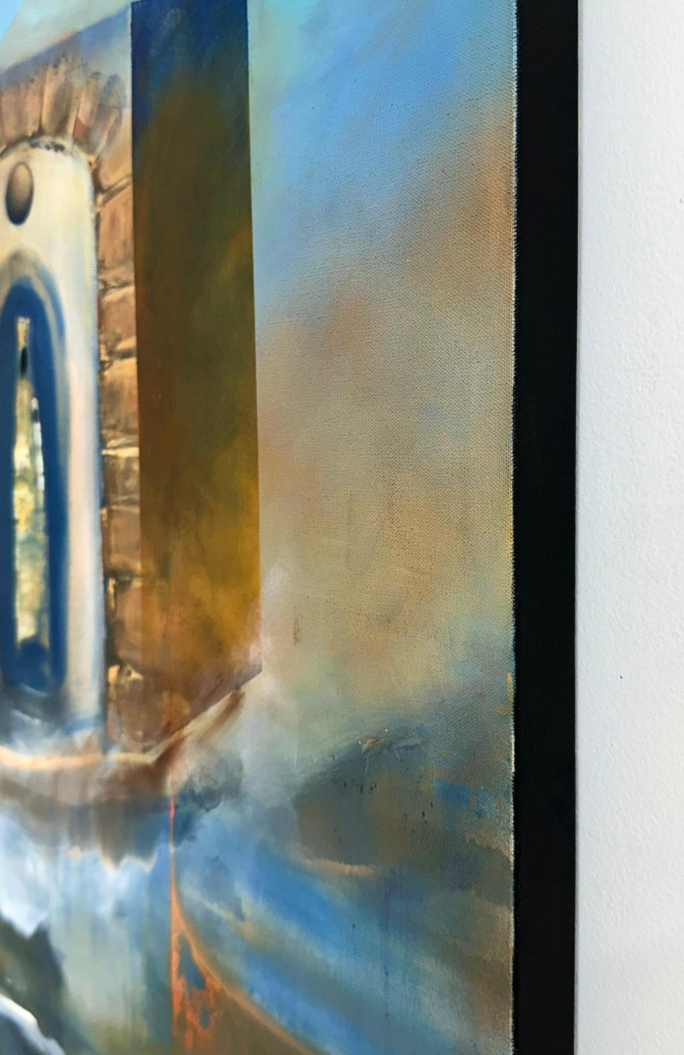 Queen of the Sea, peinture originale - Surréalisme Mixed Media Art par Yamilet Sempe