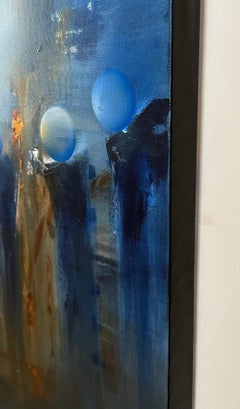 Le sette luci, pittura astratta
