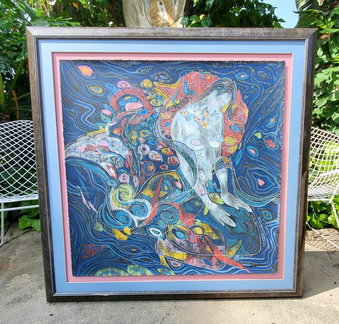 Yamin Young, 1980s Serigraph Signed And Numbered 