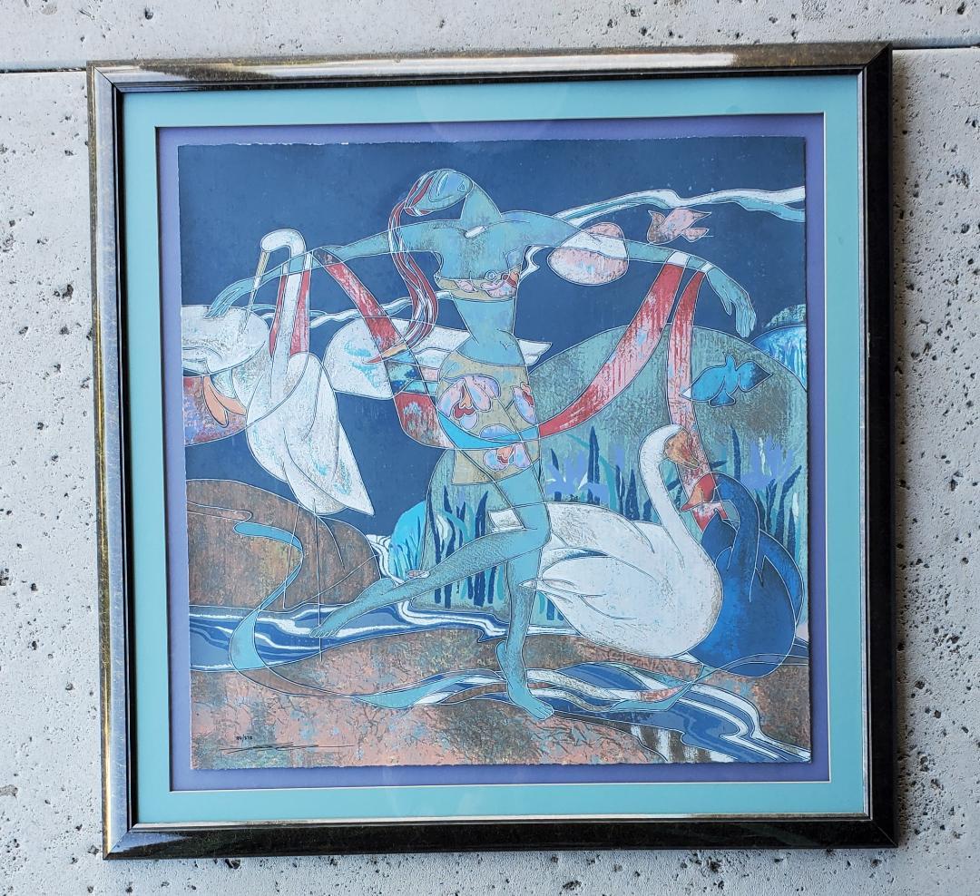 Yamin Young, 1980s Serigraph Signed And Numbered 
