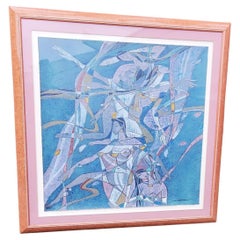 Yamin Young, Serigraph Signed & Numbered "Sirens Song" 275/275 Framed 1980s #2