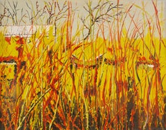 Yan Hu Abstract Original Oil Painting "Autumn "