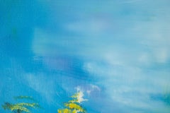 Yan Liu Impressionist Original Oil On Canvas "Snow Mountain"