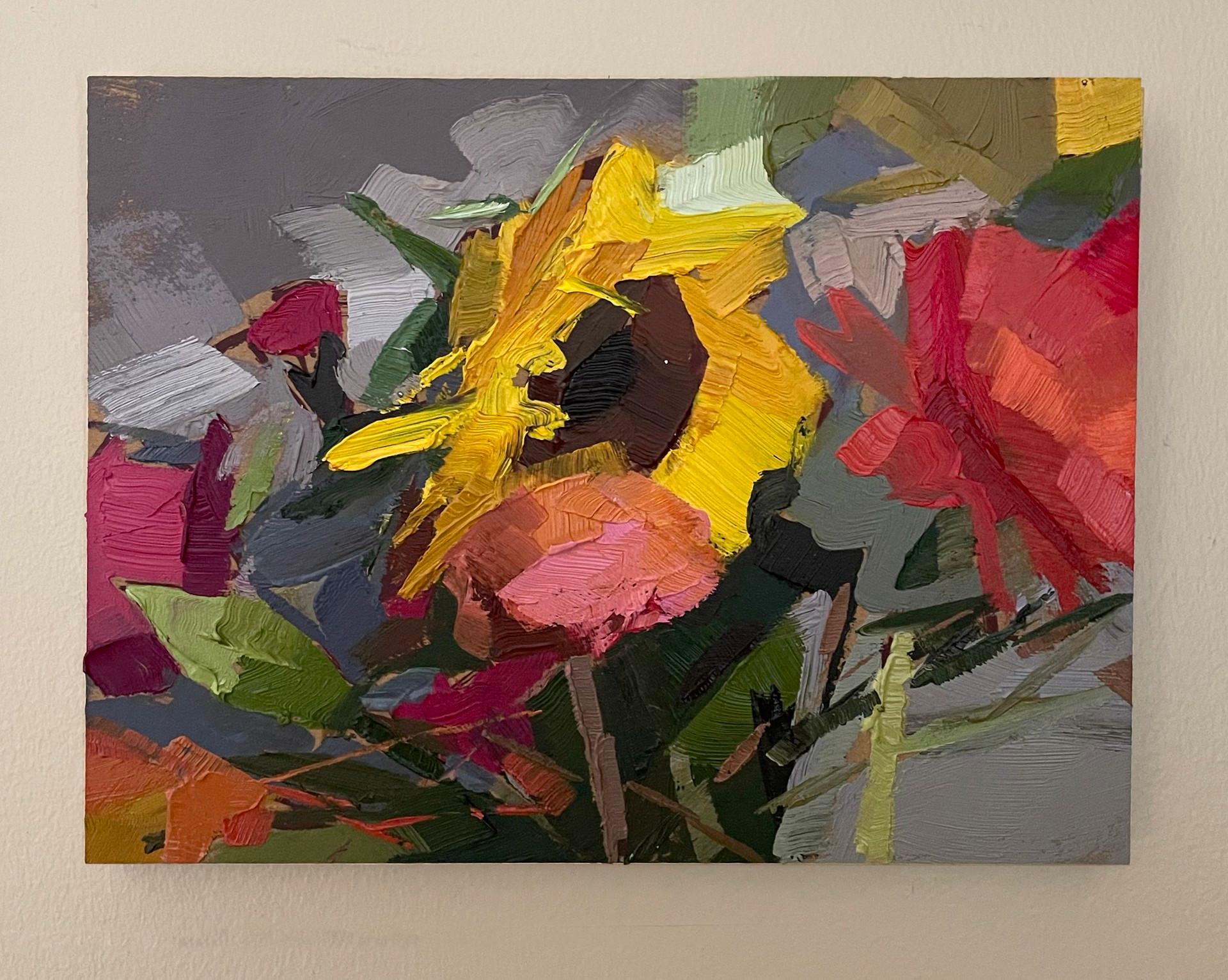 Blumenstudie III – Painting von Yana Beylinson
