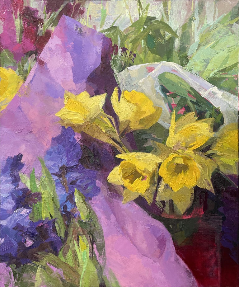 Yana Beylinson "Lanterns", Oil Painting For Sale at 1stDibs