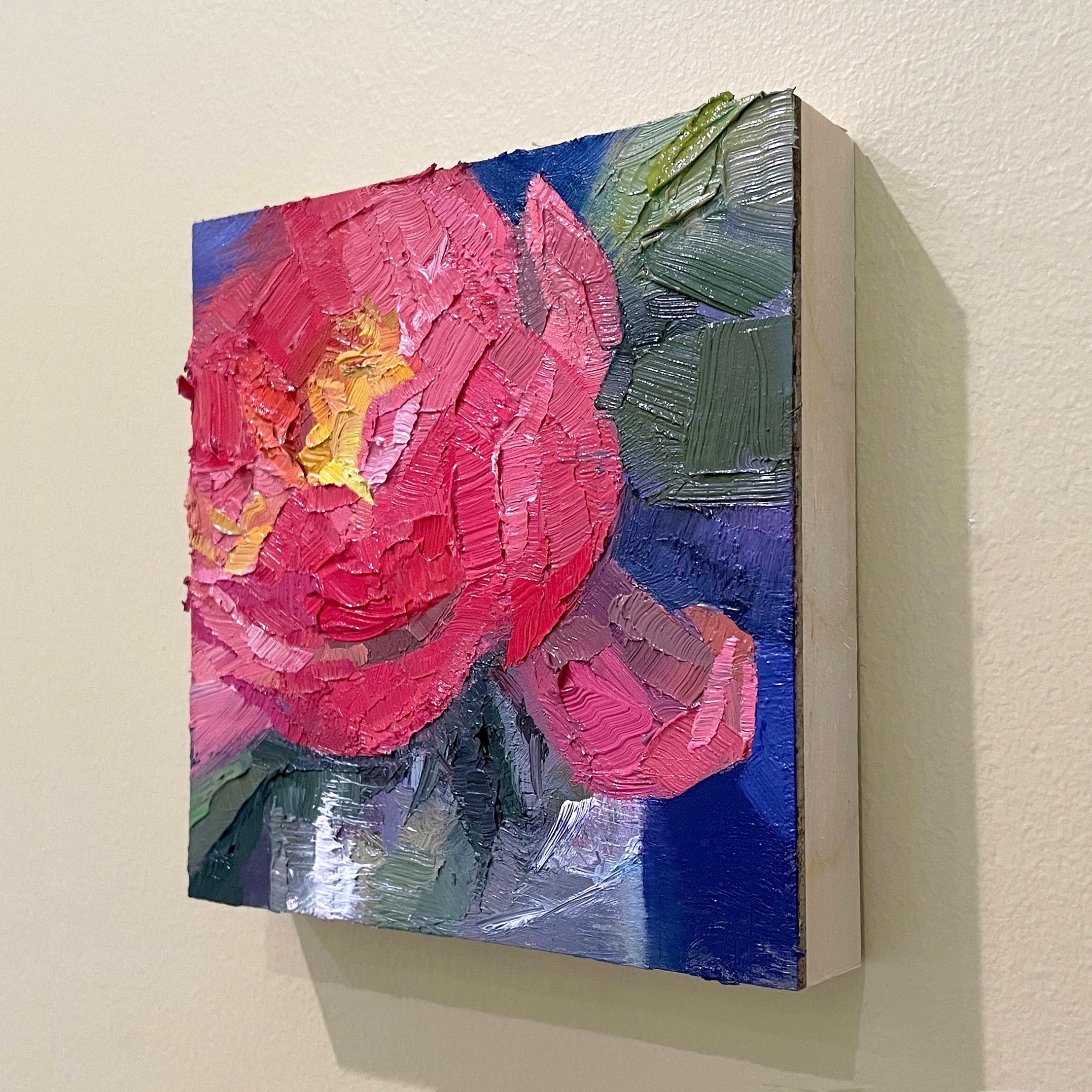 Peinture à l'huile florale originale de Yana Beylinson « pivoine » (2022) en vente 2