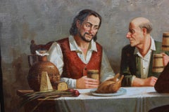 Tre cacciatori. Pittura ad olio