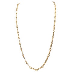 Yanes 18 Karat Yellow Gold and Diamond Necklace
