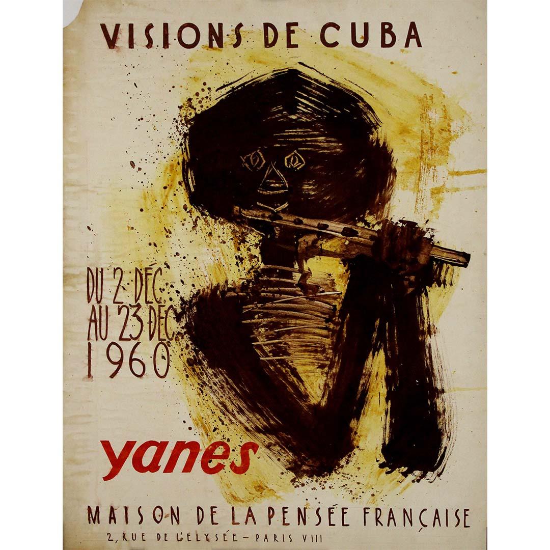 1960 "Visions de Cuba" poster project - Maison de la Pensée Française in Paris