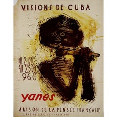 1960 Progetto di manifesto "Visions de Cuba" - Maison Française di Parigi