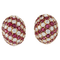 Ruby Clip-on Earrings