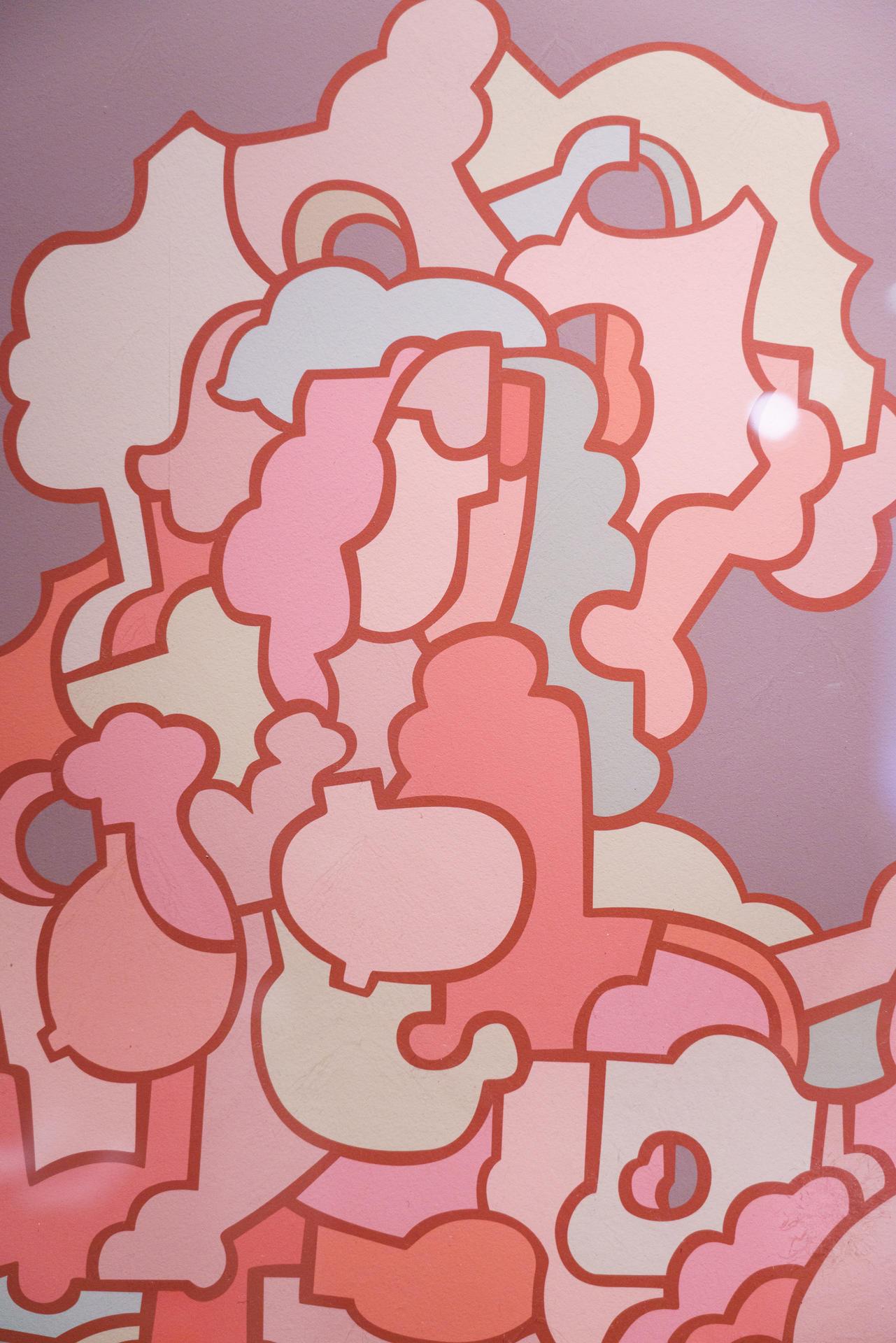 Pop Style- Limitierte Auflage Abstrakte Drucke - Frühling Rosy Clouds #11 (Pop-Art), Print, von Yang Dongying