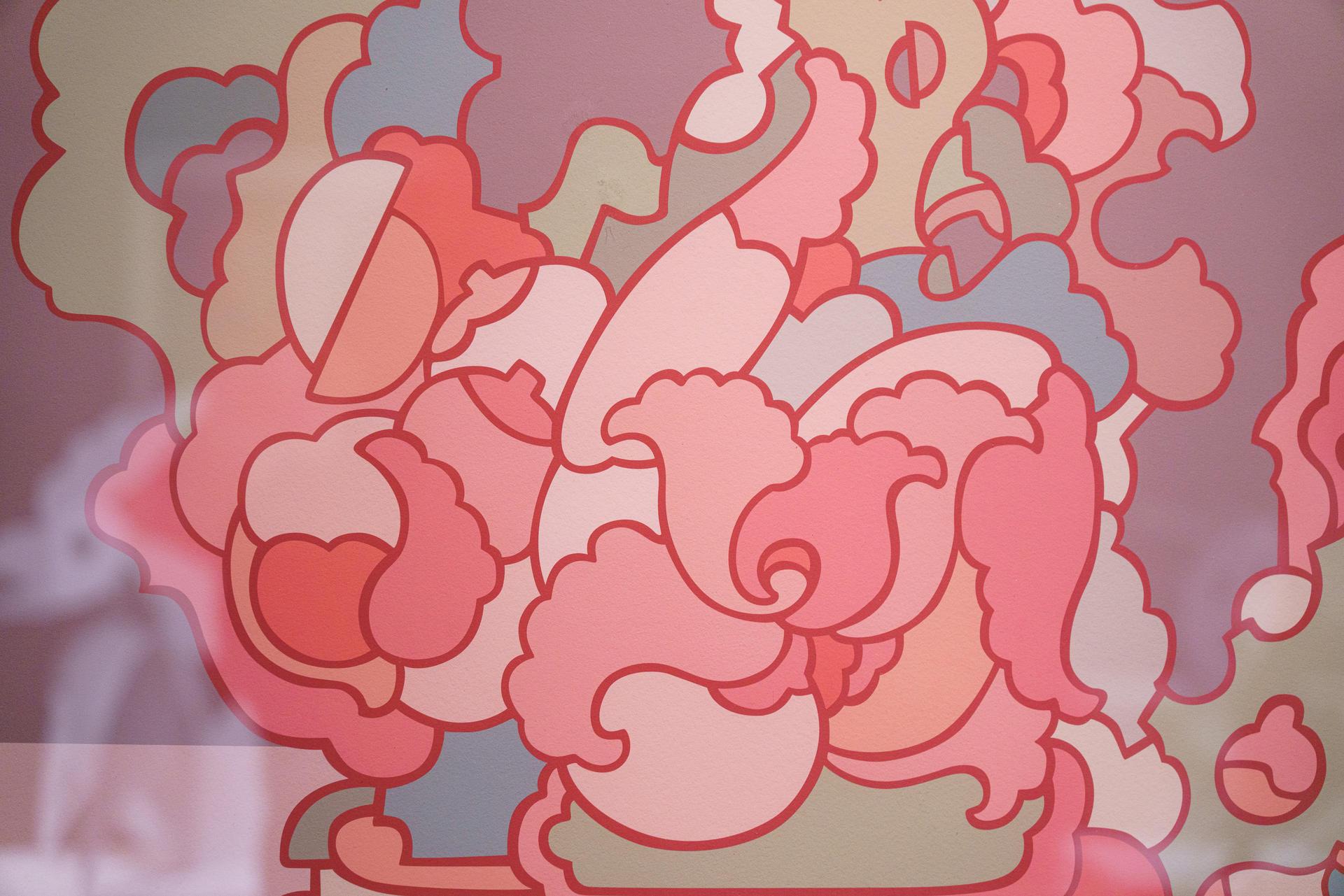 Pop Style- Limited Edition Abstract Prints - Spring Rosy Clouds #14 For Sale 1