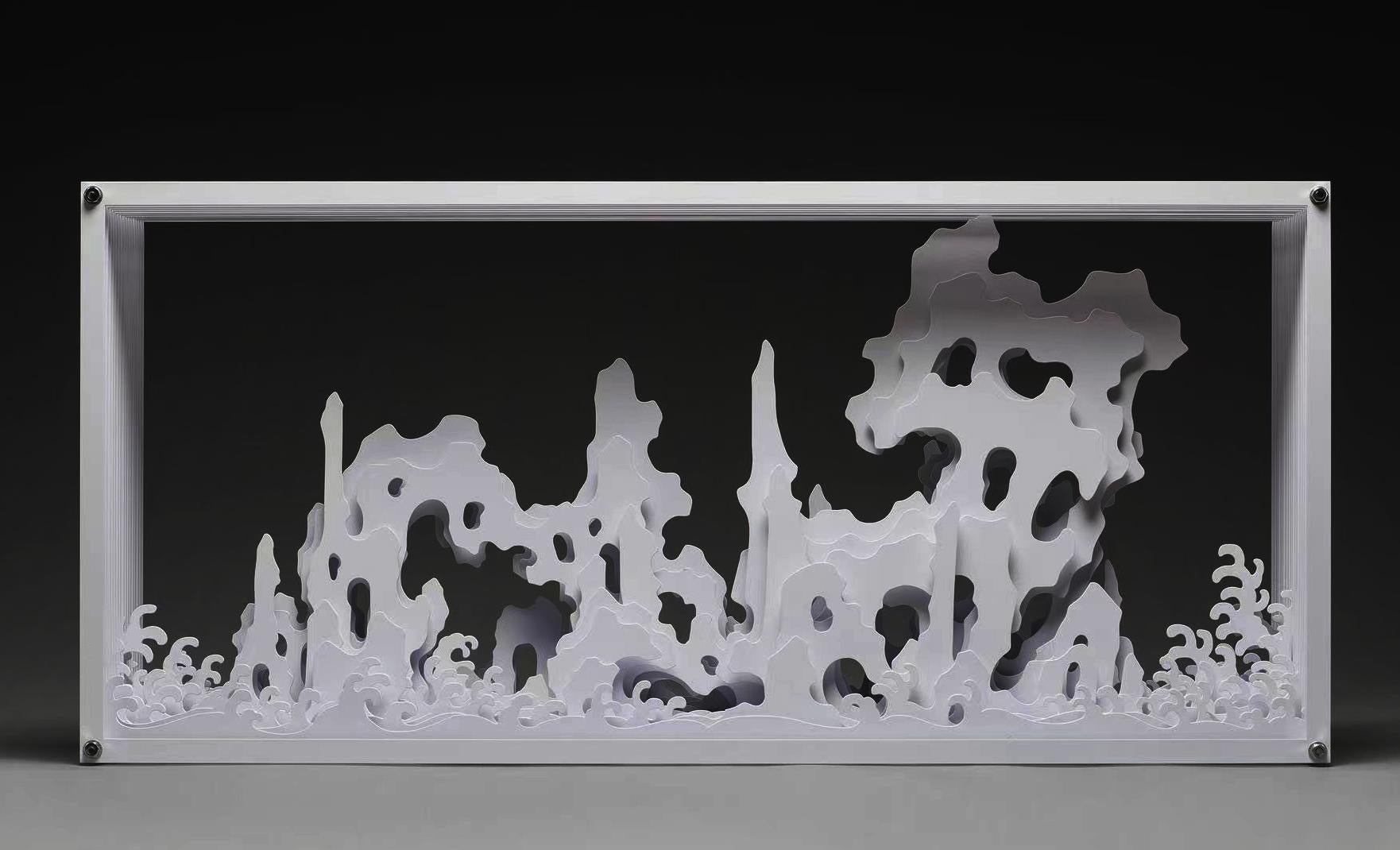 Modern Impressive Super-Flat Sculpture- Landscape