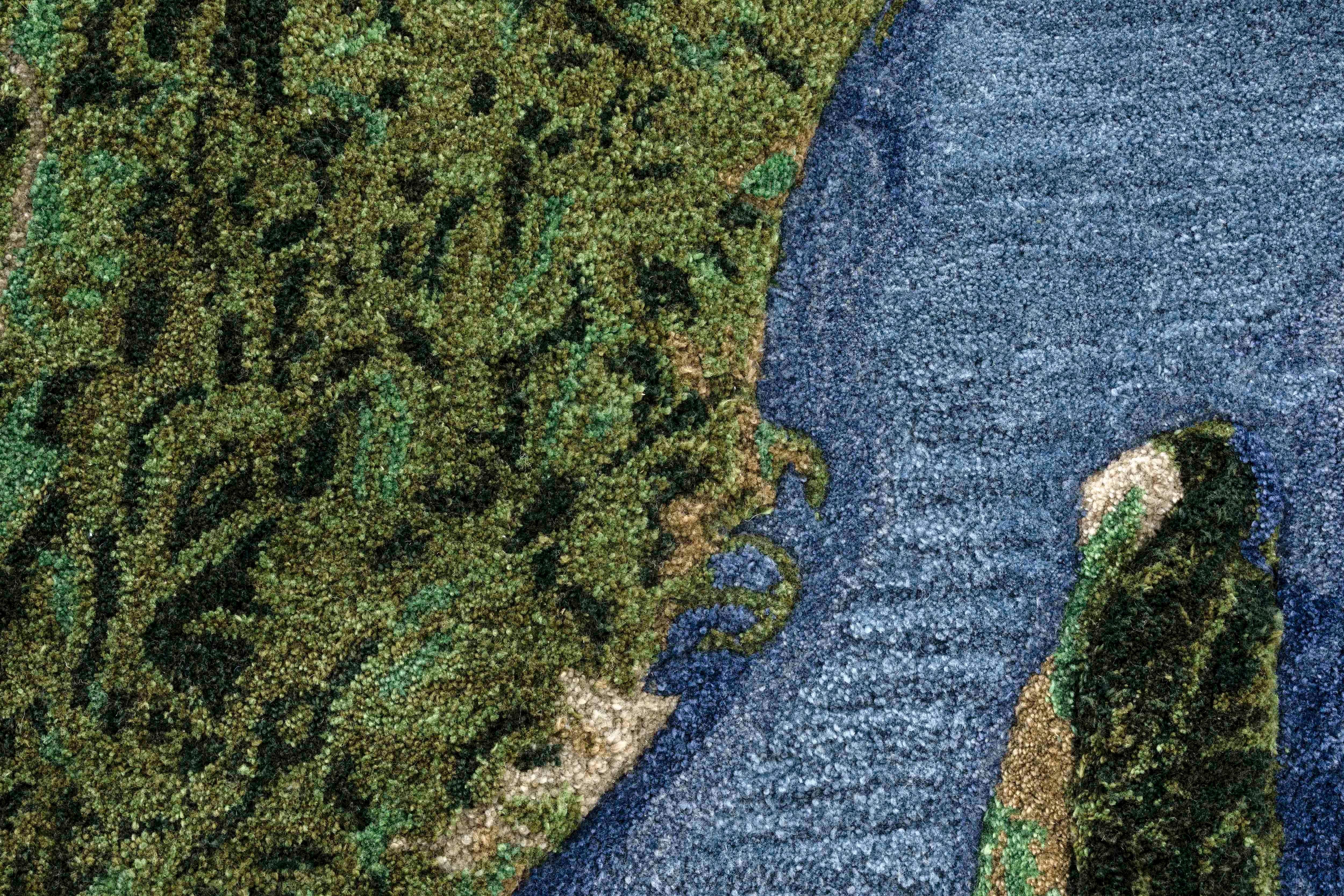 Post-Modern Yangtze Plastic Rivers Rug by Gandia Blasco For Sale