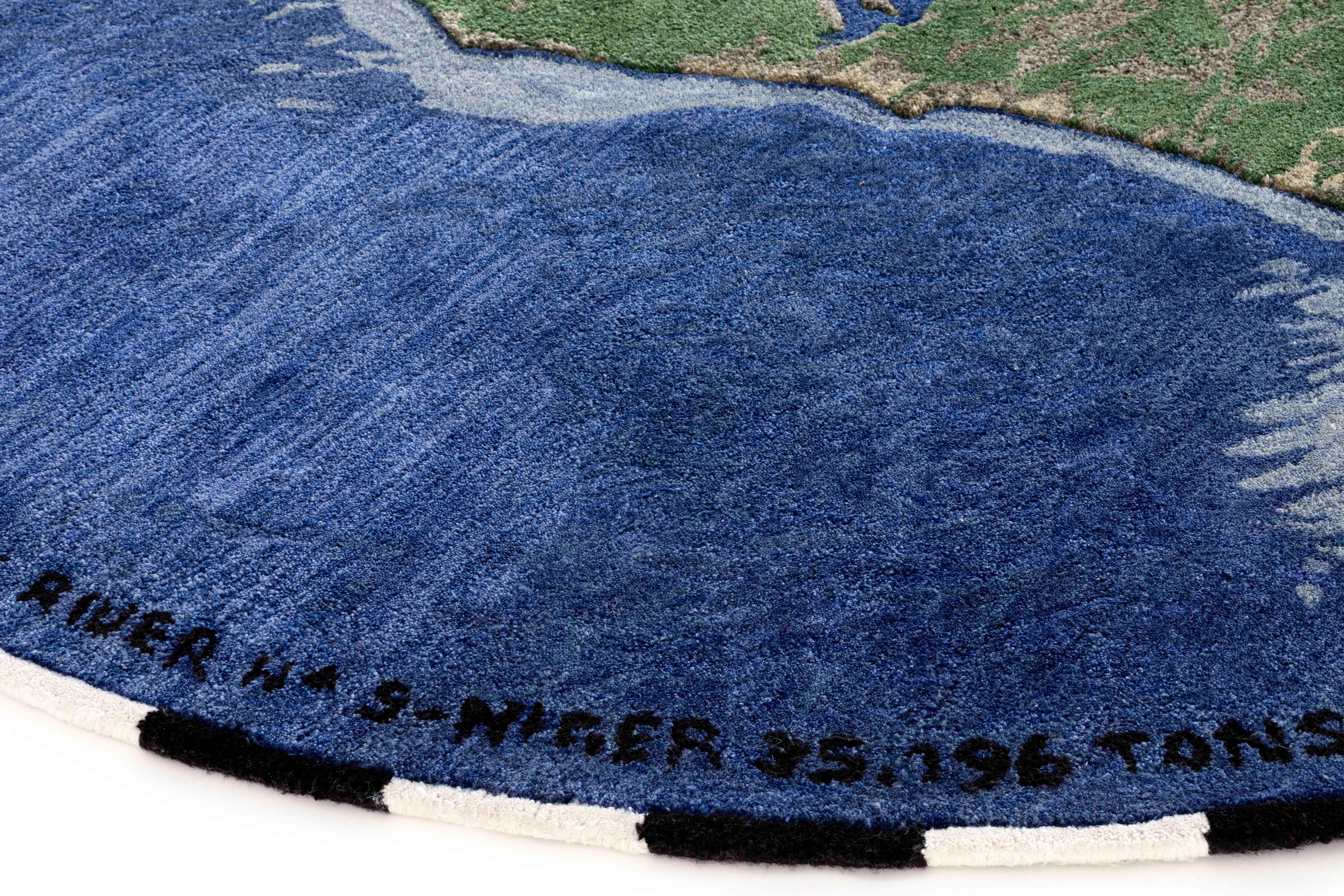 Yangtze Plastic Rivers Rug by Gandia Blasco For Sale 1