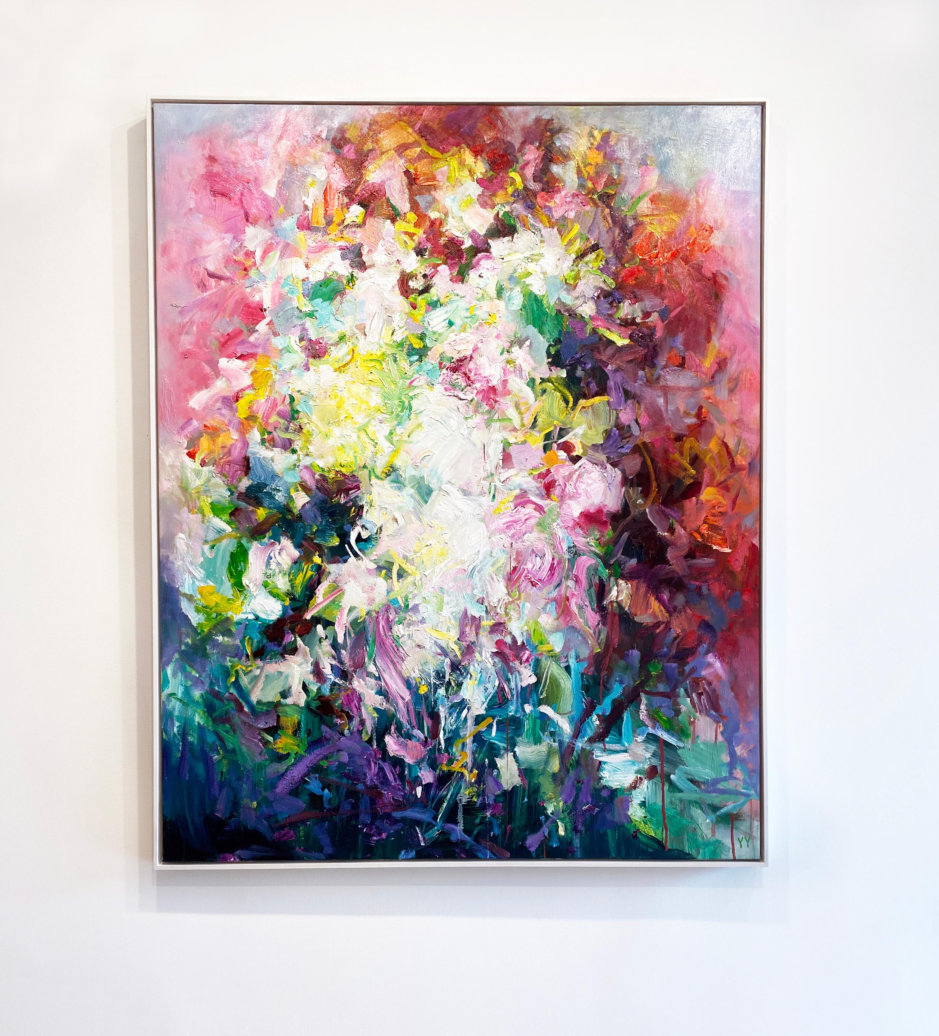 Abstract Landscape Painting by Yangyang Pan 'Blooming Spirit' For Sale 1
