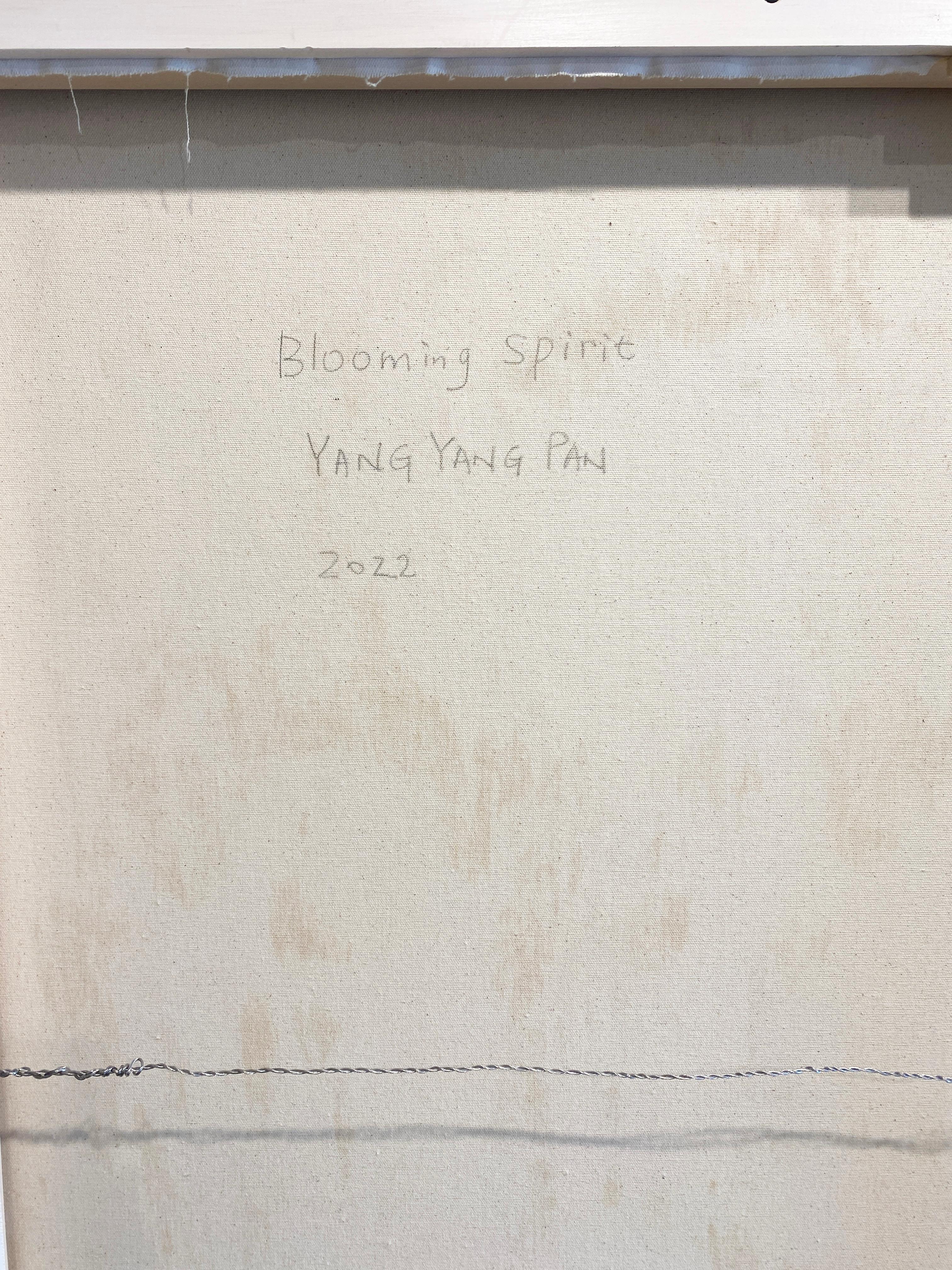 Peinture de paysage abstraite de Yangyang Pan « Blooming Spirit » en vente 7