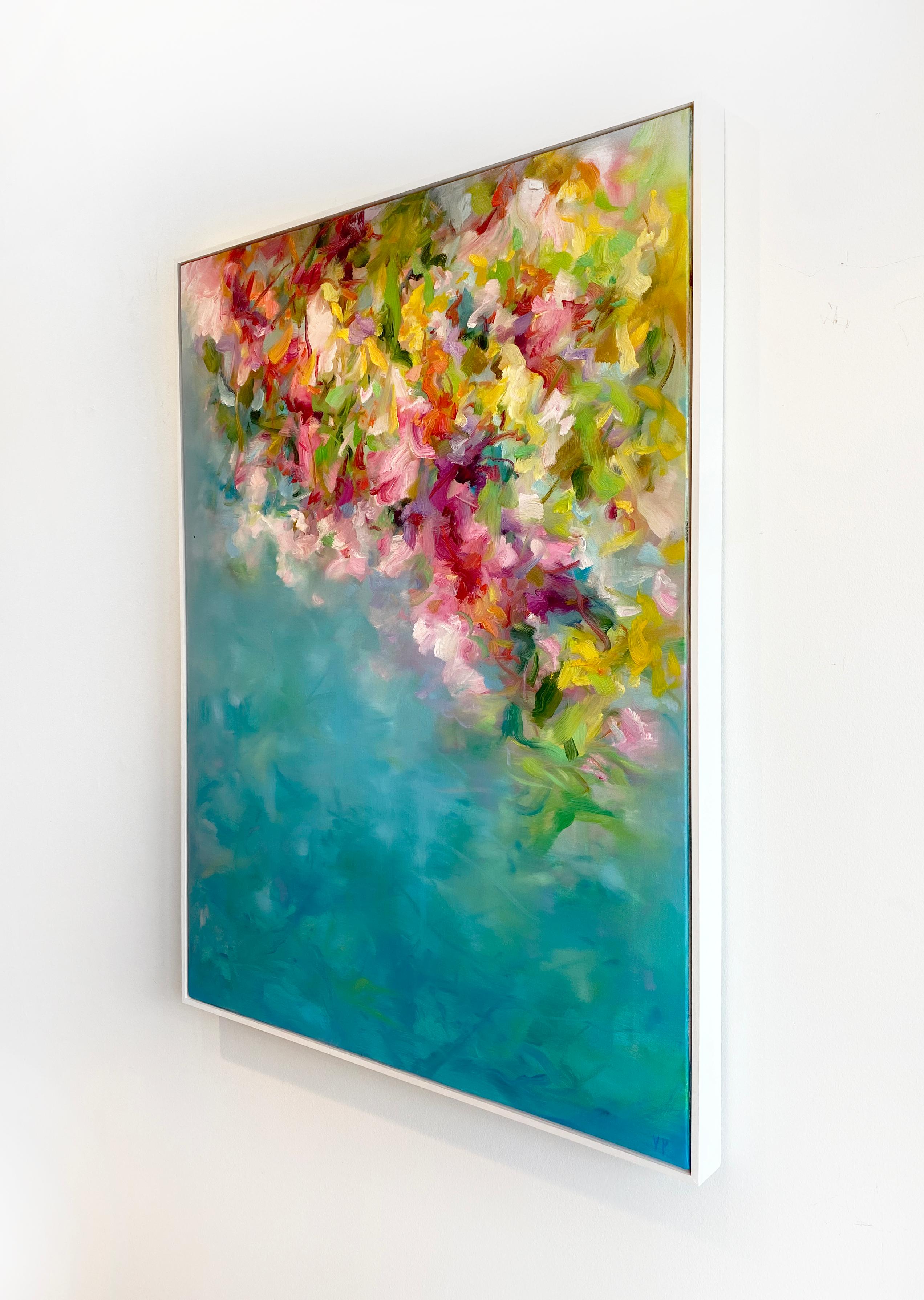 Abstract Expressionist Painting by Yangyang Pan 'Blooming Waterside' 3