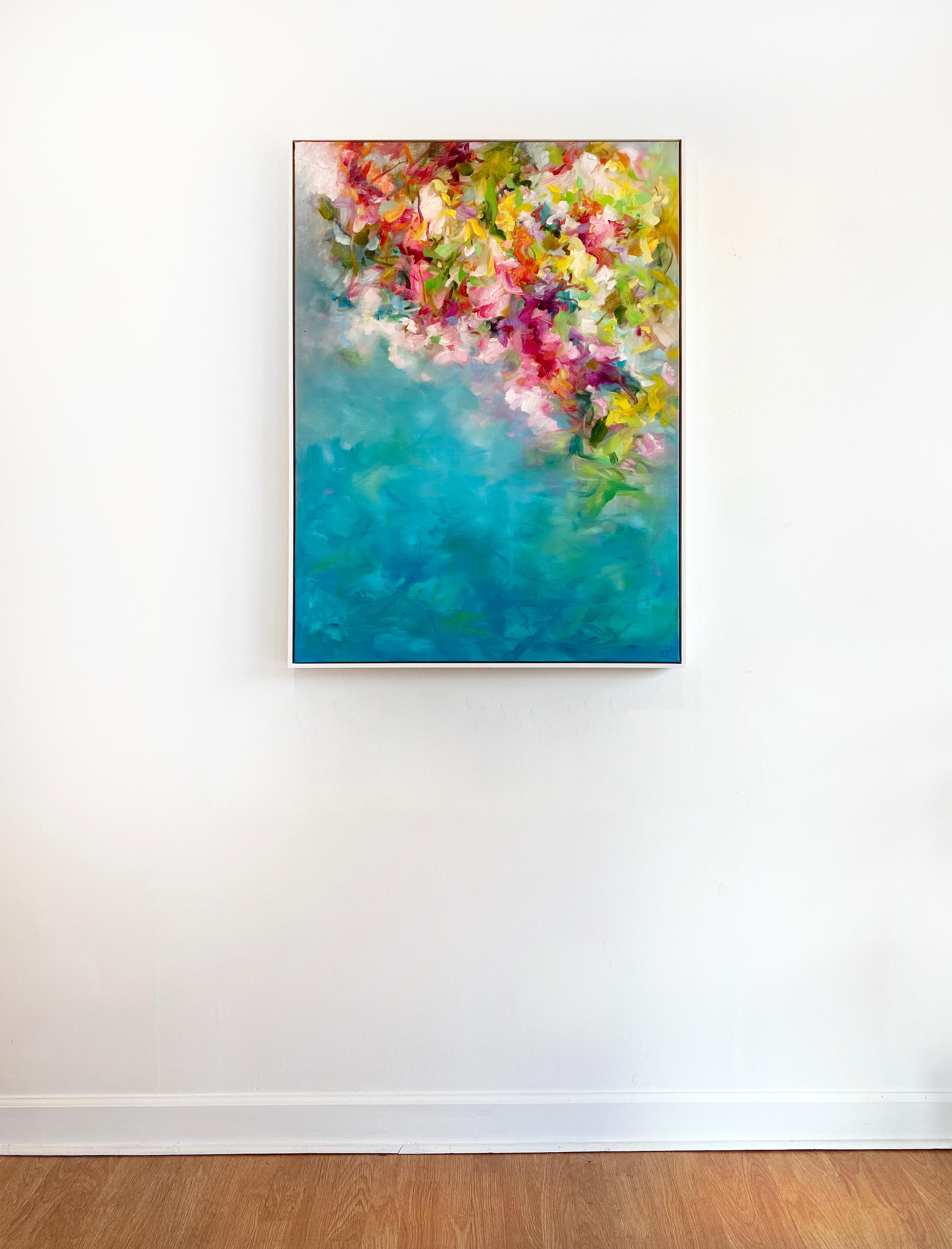 Abstract Expressionist Painting by Yangyang Pan 'Blooming Waterside' 4