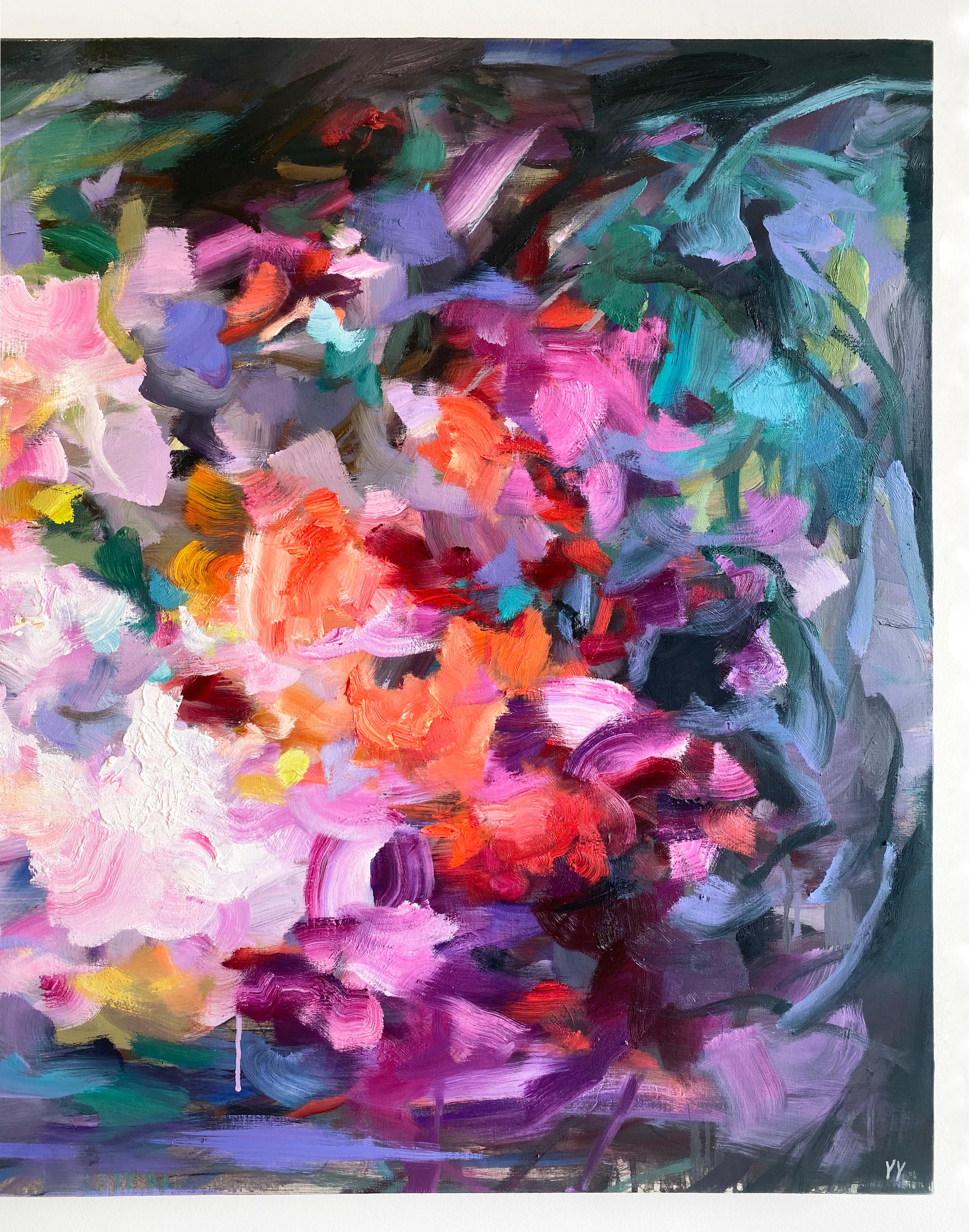 Abstract Expressionist Painting by Yangyang Pan 'Luscious' 6