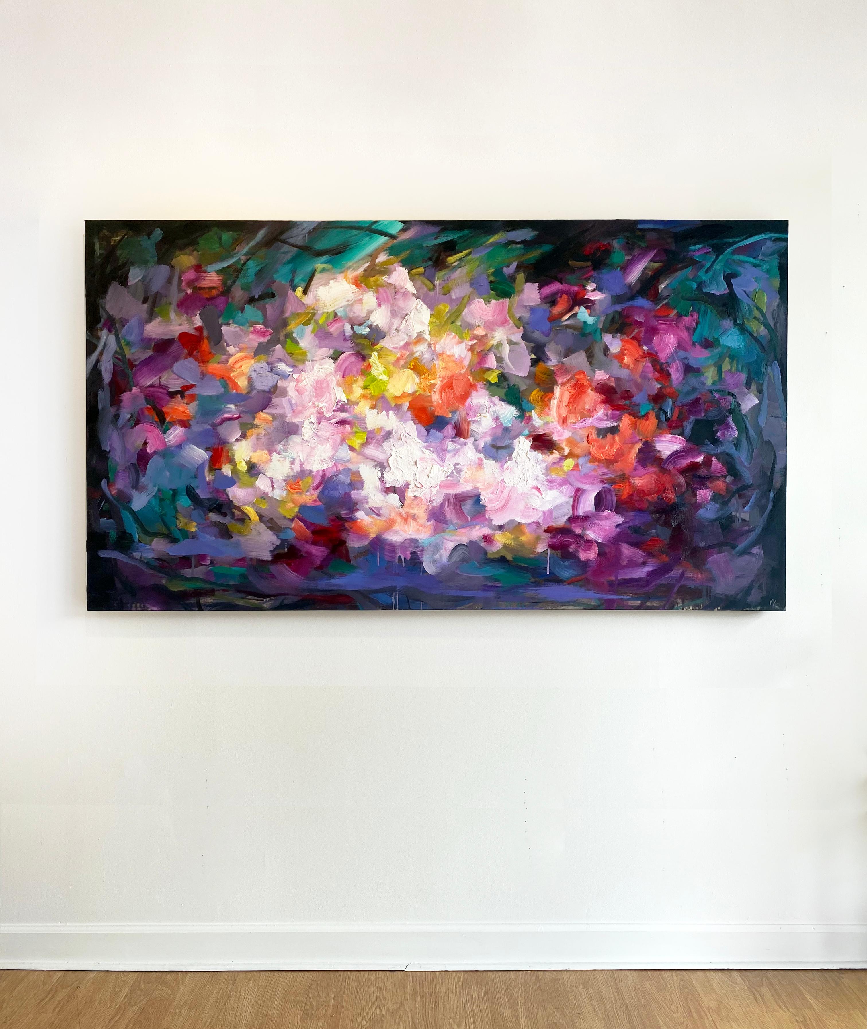 Abstract Expressionist Painting by Yangyang Pan 'Luscious' 1