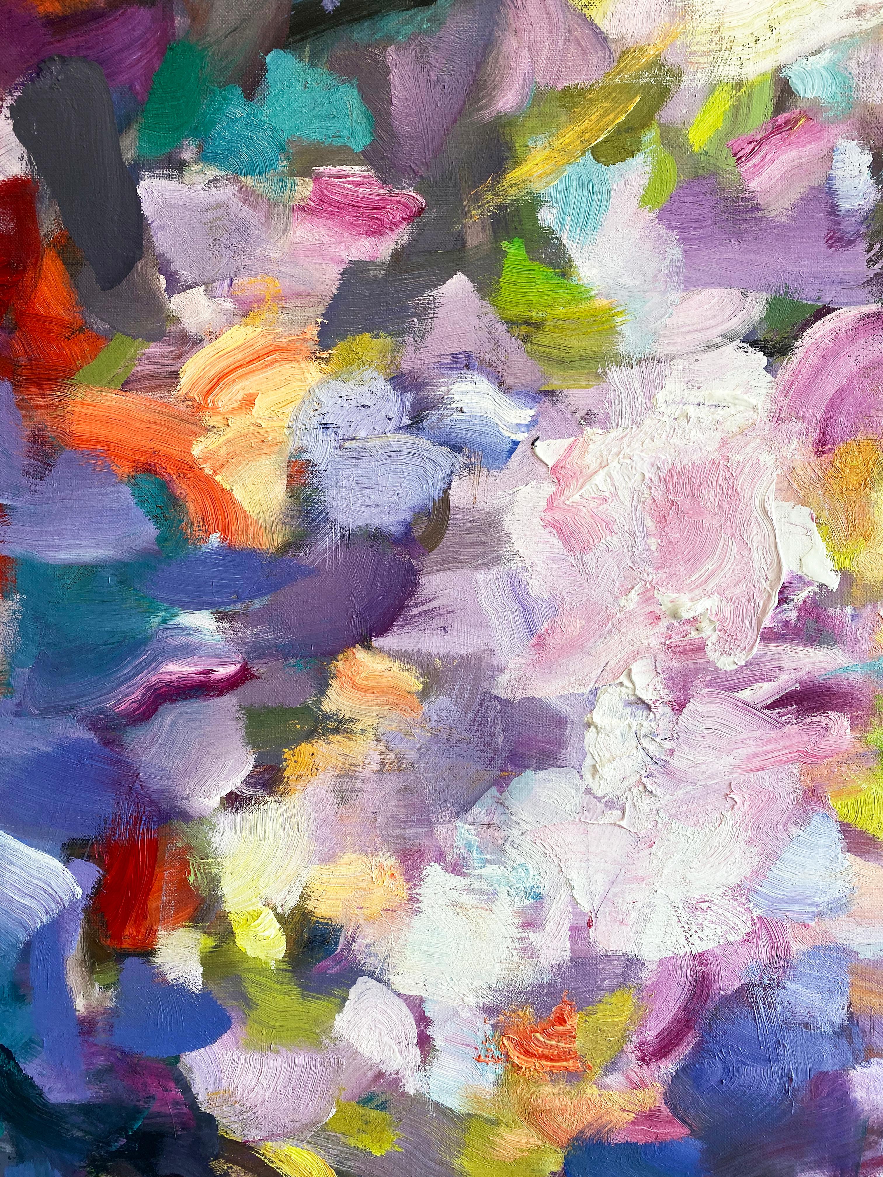 Abstract Expressionist Painting by Yangyang Pan 'Luscious' 2