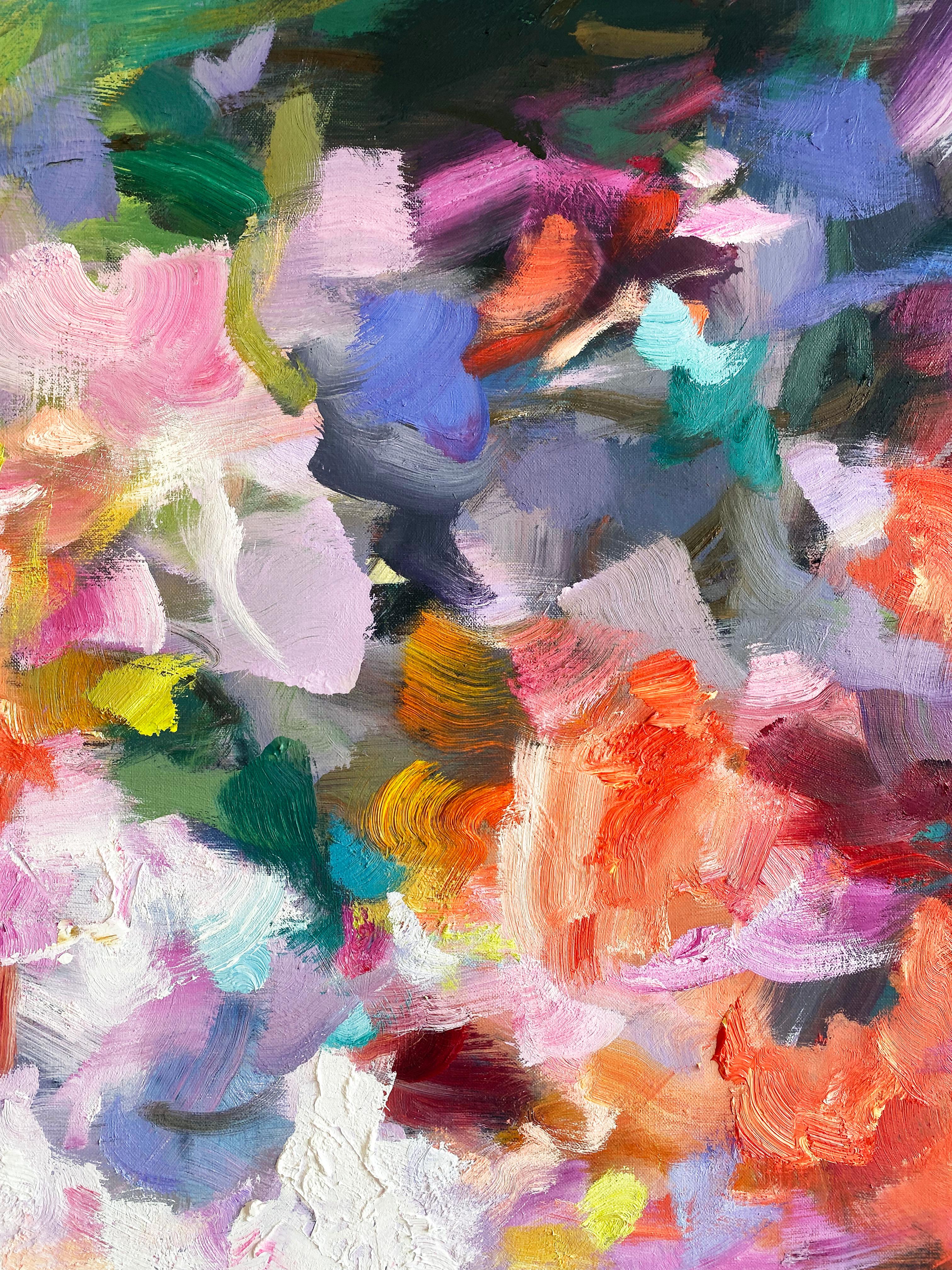 Abstract Expressionist Painting by Yangyang Pan 'Luscious' 3