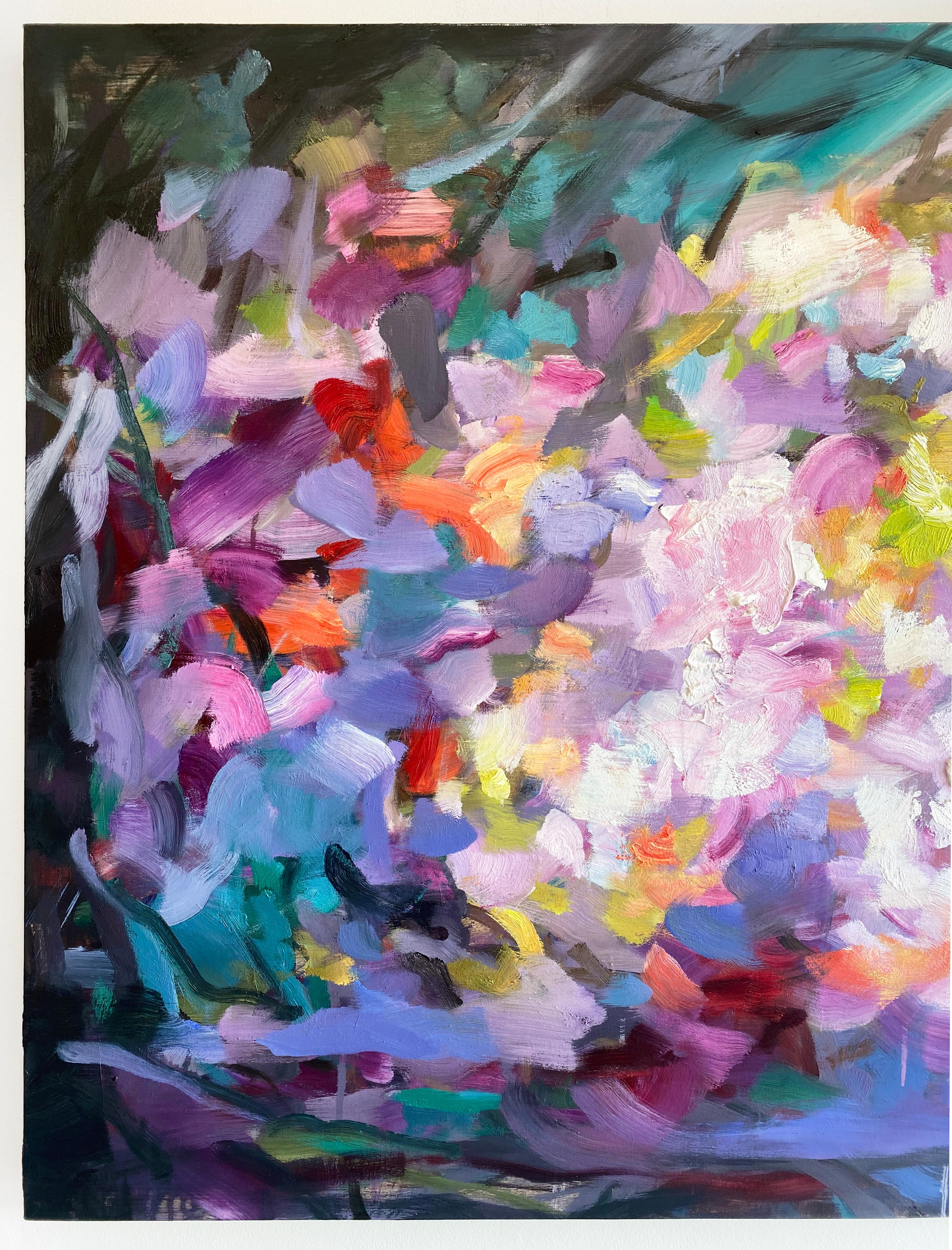 Abstract Expressionist Painting by Yangyang Pan 'Luscious' 5