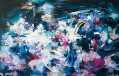Abstract Expressionist Painting by YangYang Pan 'Ocean Love'