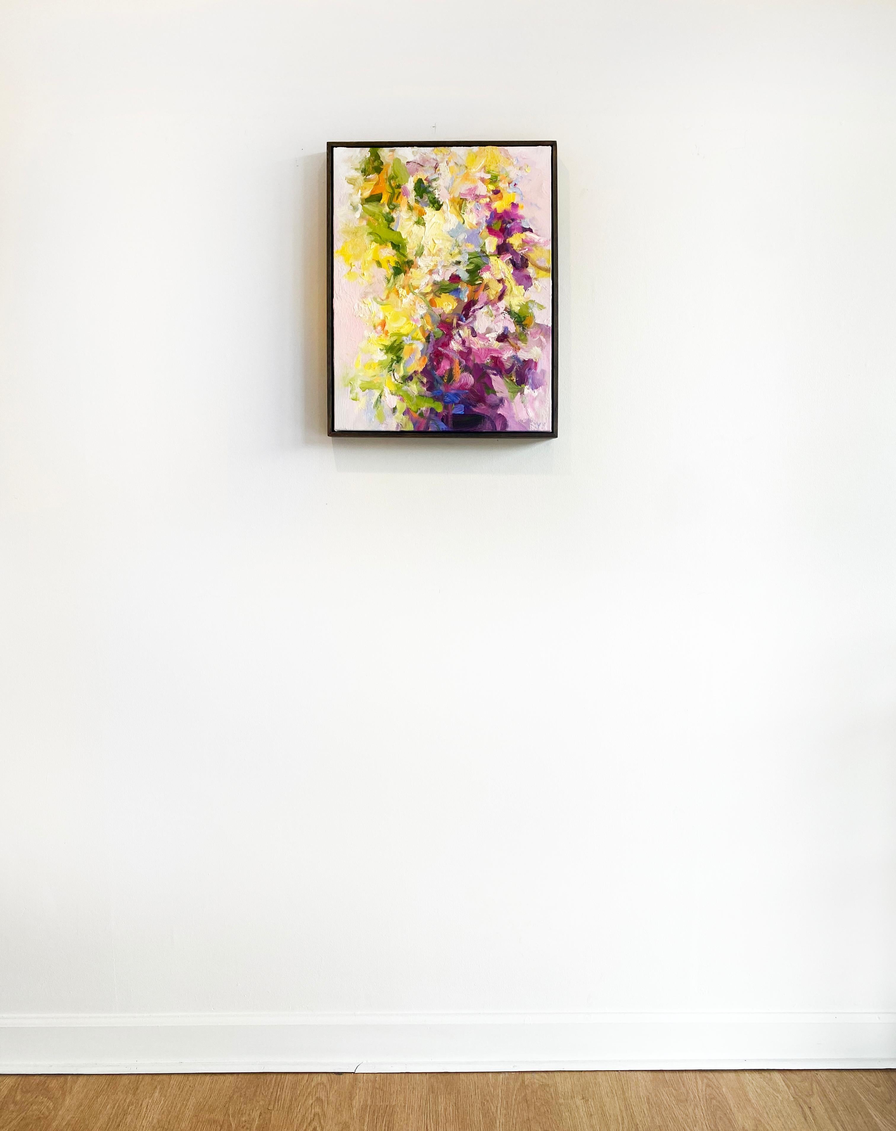 Abstract Expressionist Painting by Yangyang Pan 'Sunny Flowers III' 3