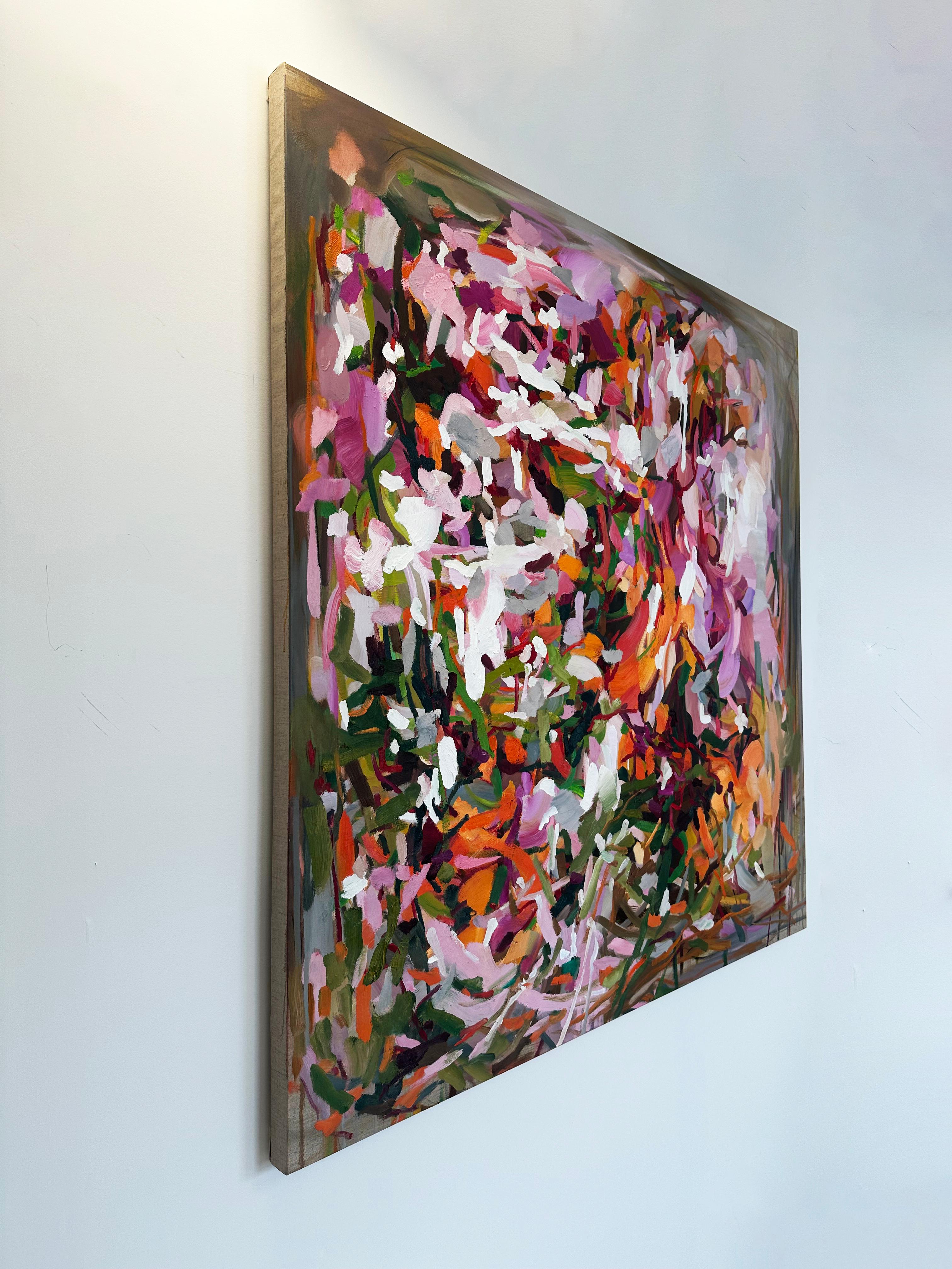 Abstract, Landscape Painting by Yangyang Pan 'Lush Overgrowth' For Sale 3