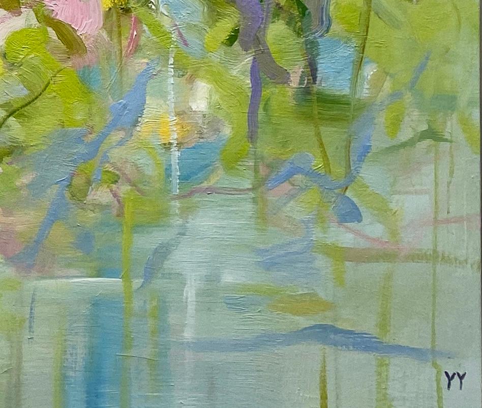 Peinture de paysage abstrait de Yangyang Pan « Midsummer » en vente 6