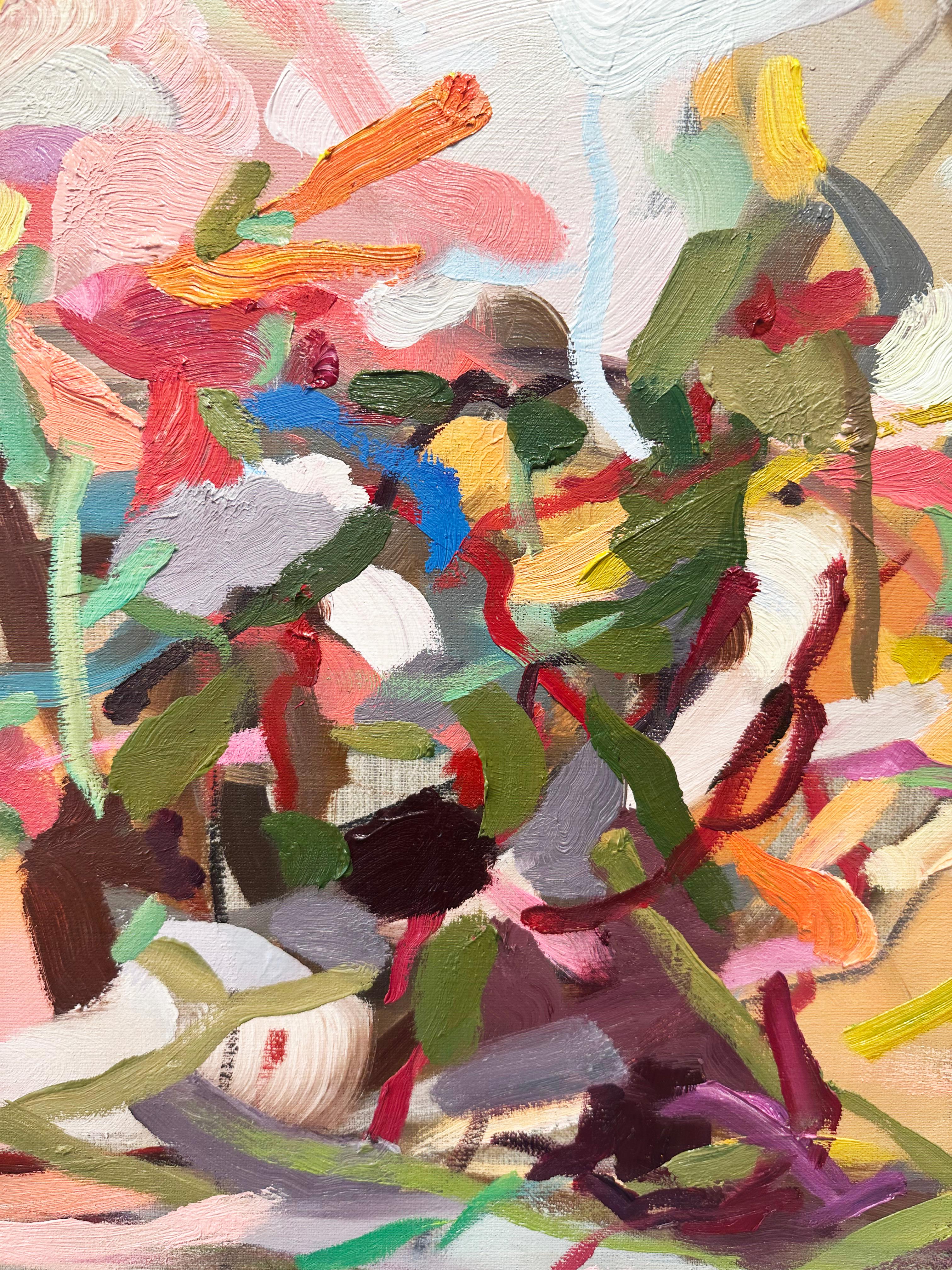 Abstract, Landscape Painting by Yangyang Pan 'Wild and Free' For Sale 3