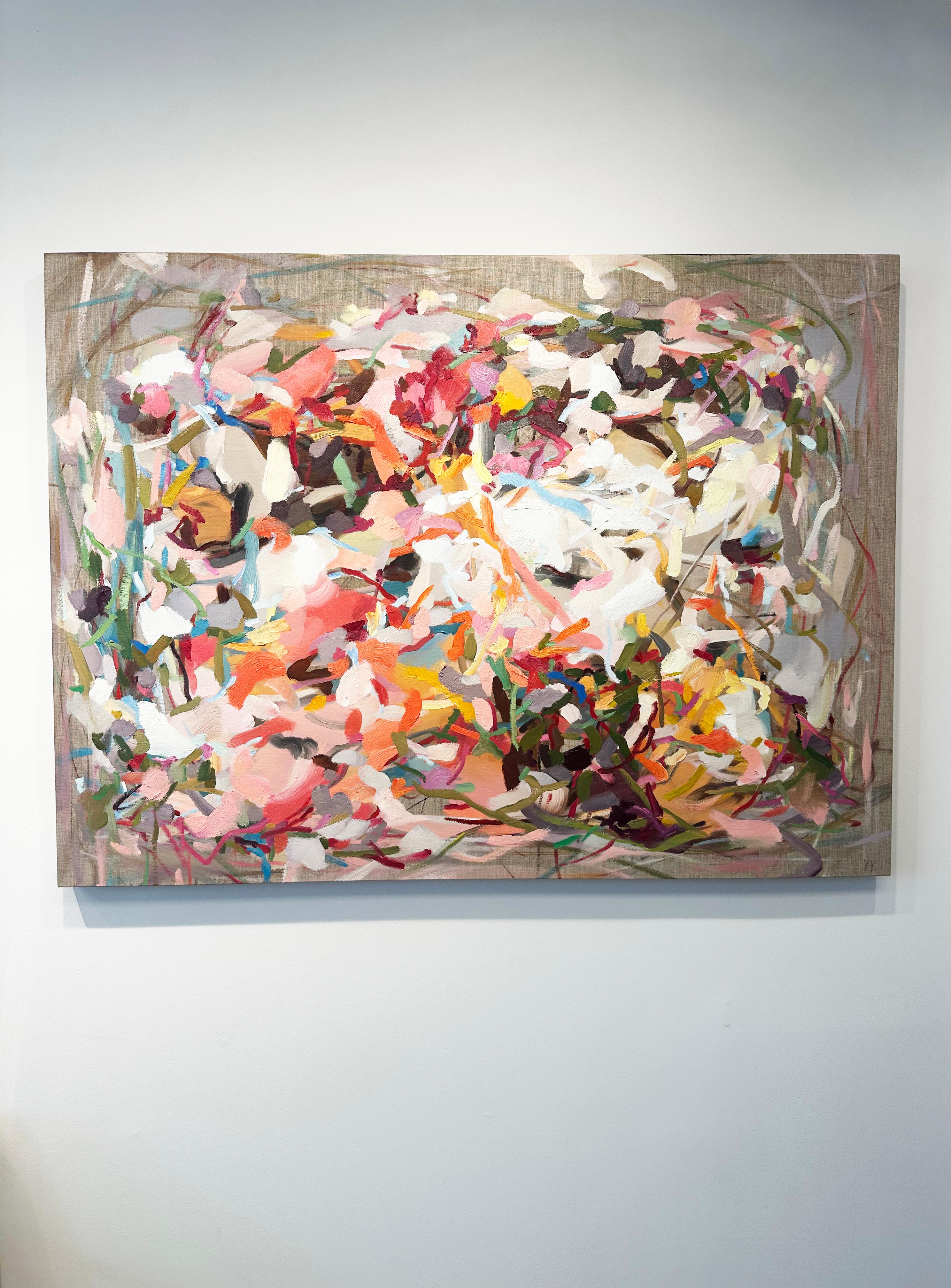 Abstract, Landscape Painting by Yangyang Pan 'Wild and Free' For Sale 4