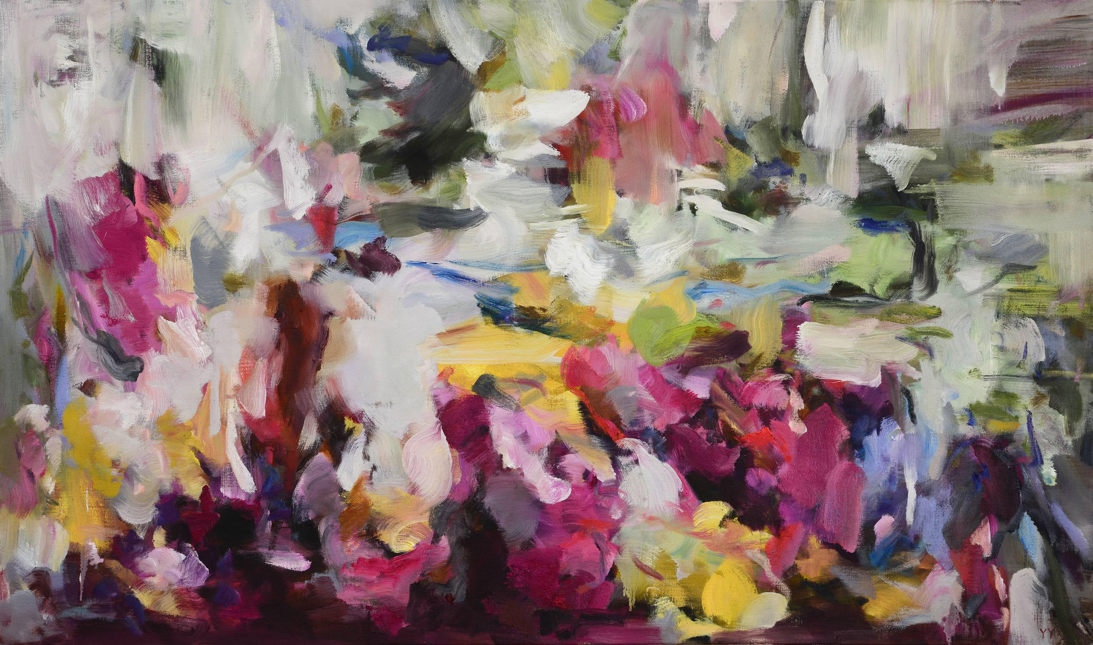 Yangyang Pan Abstract Painting - On A Quest