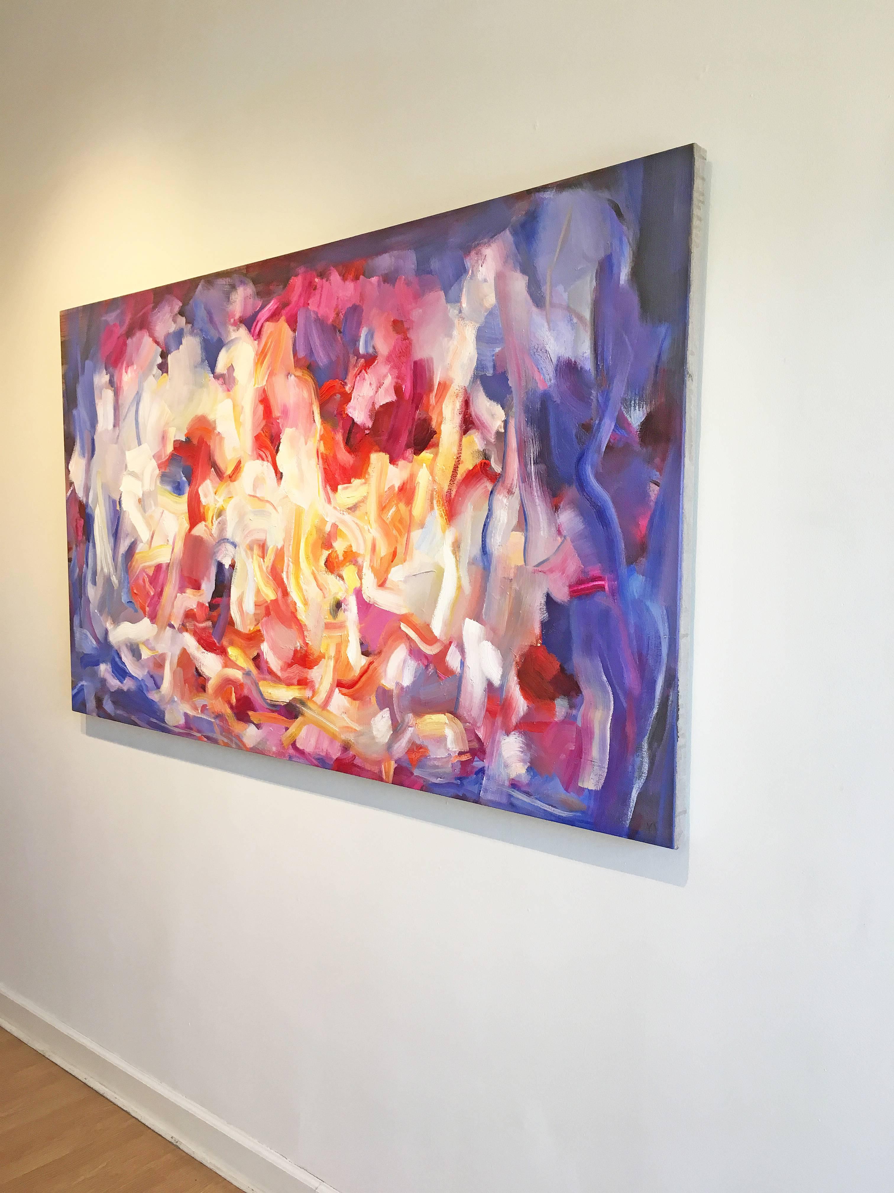 Phoenix - Abstract Expressionist Painting by Yangyang Pan