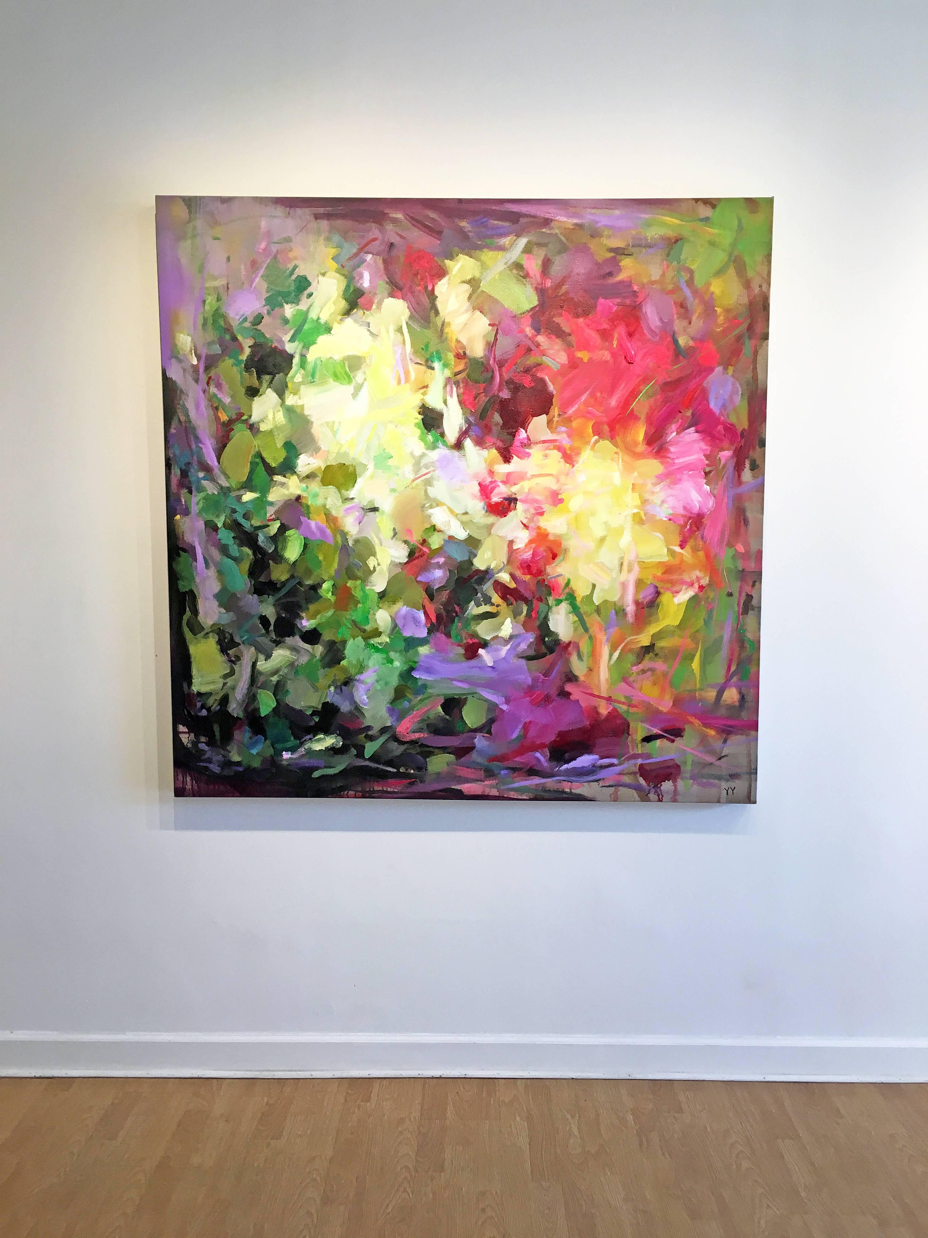 Unveiling - Abstract Expressionist Painting by Yangyang Pan
