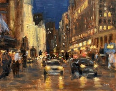 Magnificent Mile, Oil Painting