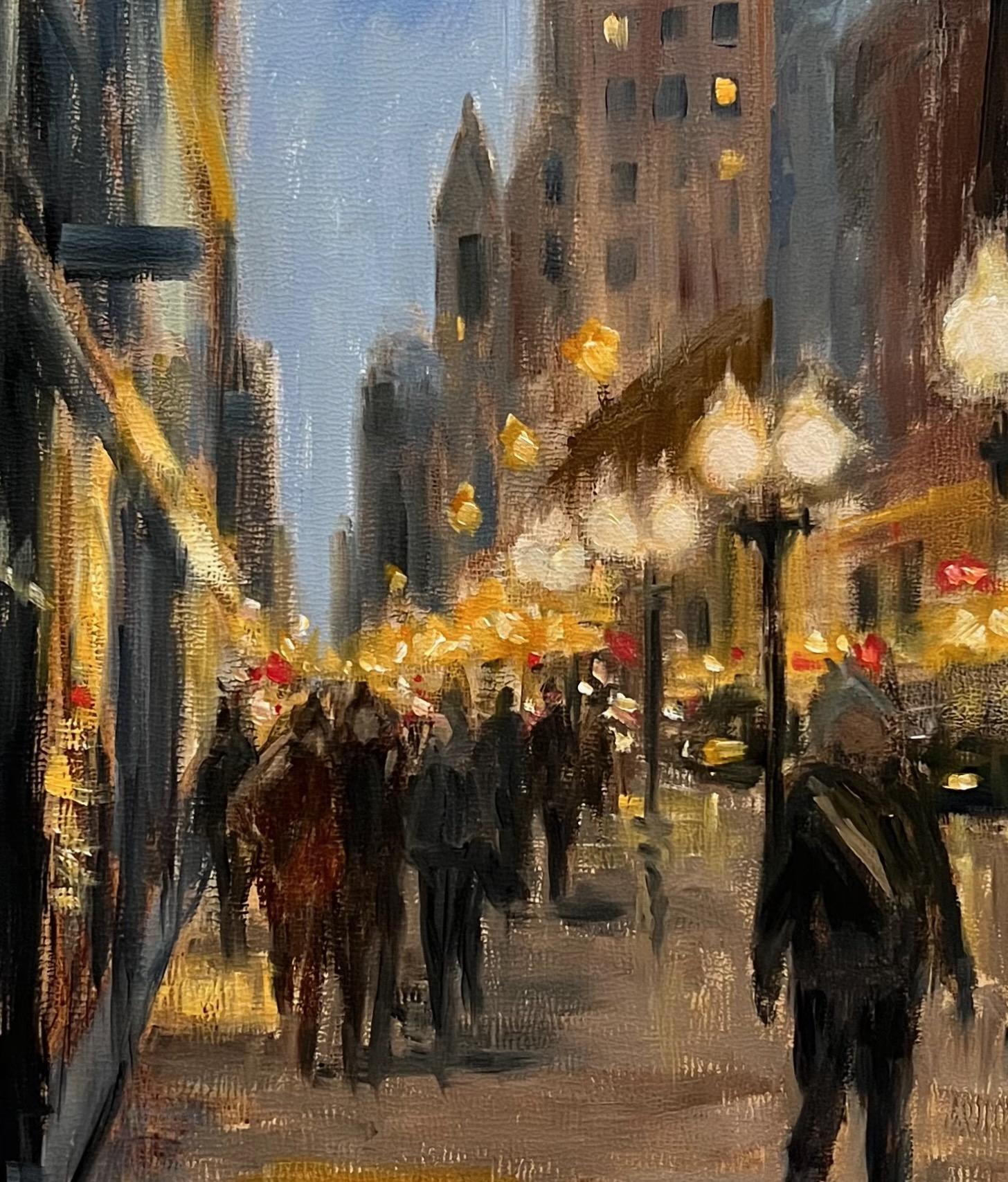 Michigan Ave, Oil Painting For Sale 1