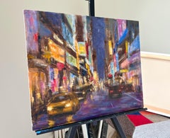 NYC Night, Oil Painting