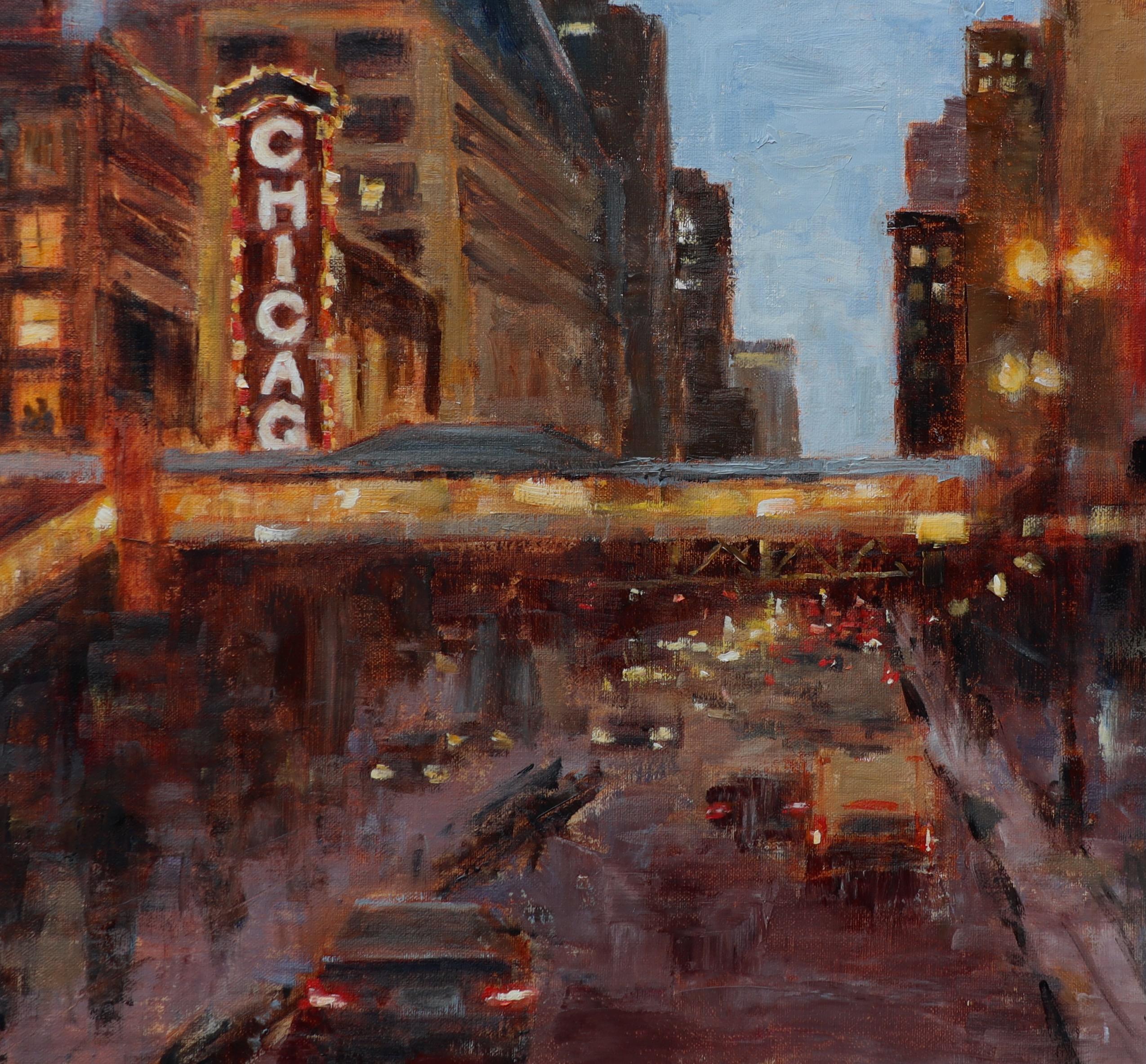 The Chicago Beat, Oil Painting For Sale 1