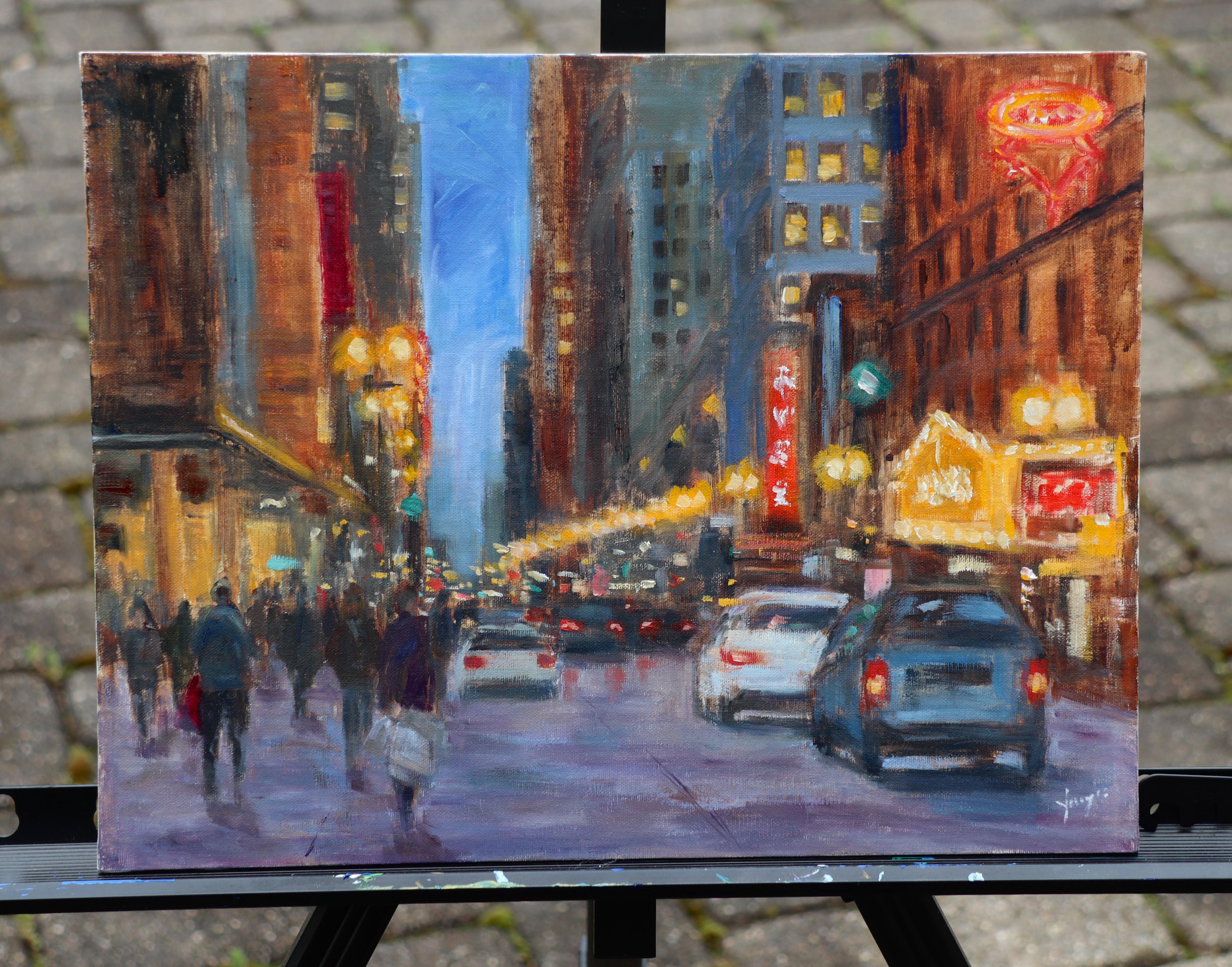 The Loop, Ölgemälde (Impressionismus), Painting, von Yangzi Xu