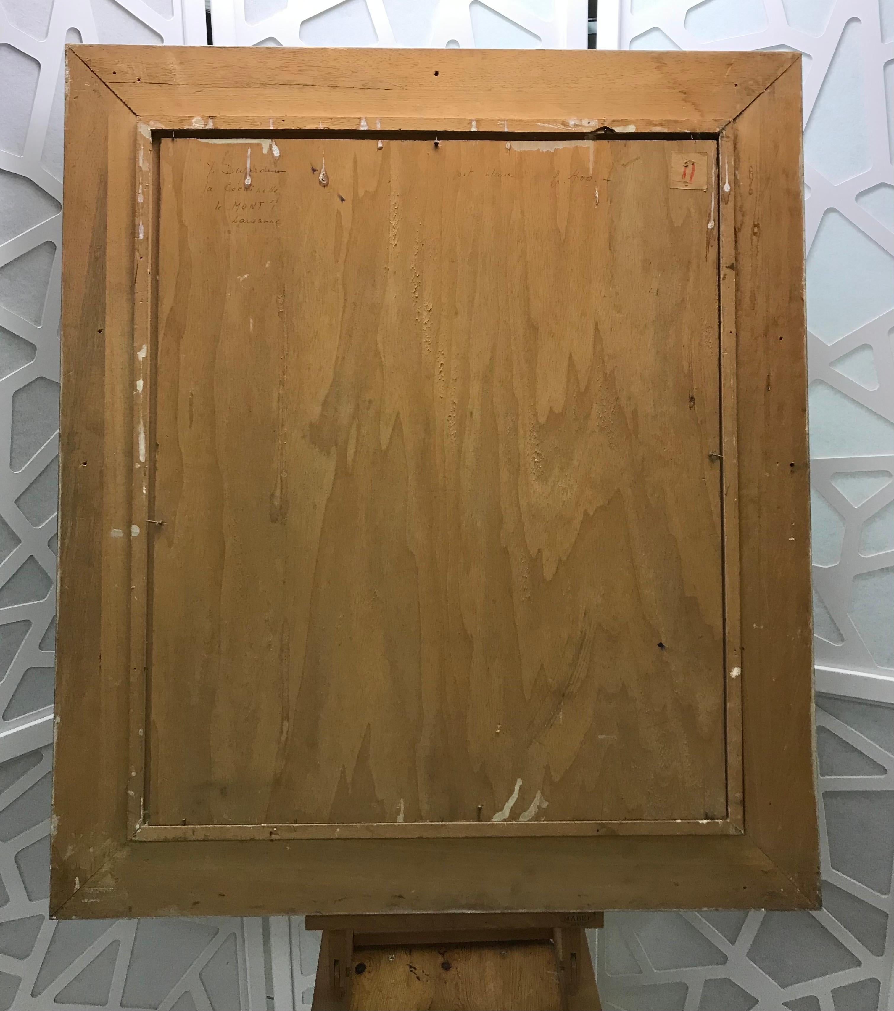 Work on wood
Beige wooden frame
83 x 72,5 x 5,5 cm
