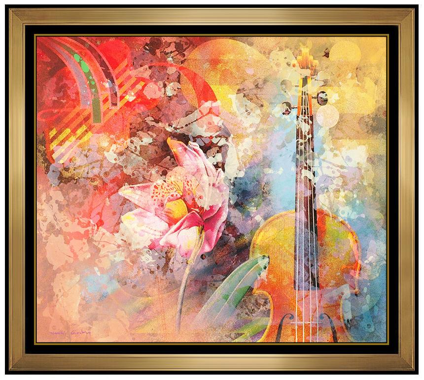 Yankel Ginzburg Authentic & Large Original Acrylic Painting on Board, Professionally Custom Framed and listed with the Submit Best Offer option

Accepting Offers Now: The item up for sale is a spectacular and bold Acrylic Painting by Ginzburg, that