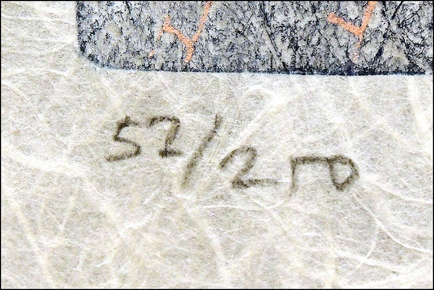 Yankel Ginzburg Silkscreen HAND SIGNED The Village Abstract Authentic Artwork For Sale 4