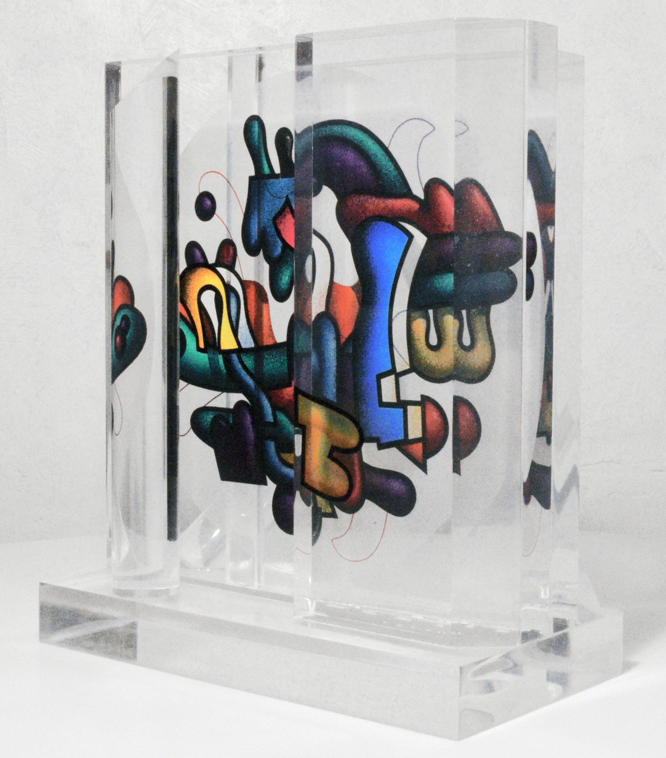 Sphère, Sculpture Pop Art - Noir Abstract Sculpture par Yankel Ginzburg