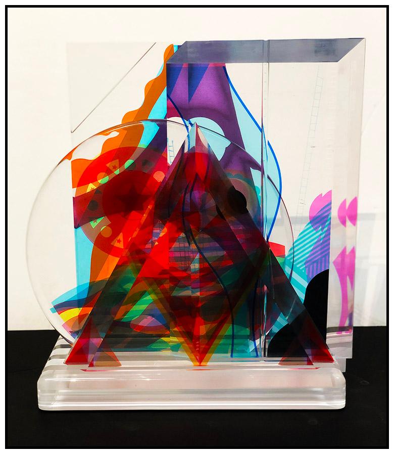 modern acrylic sculpture